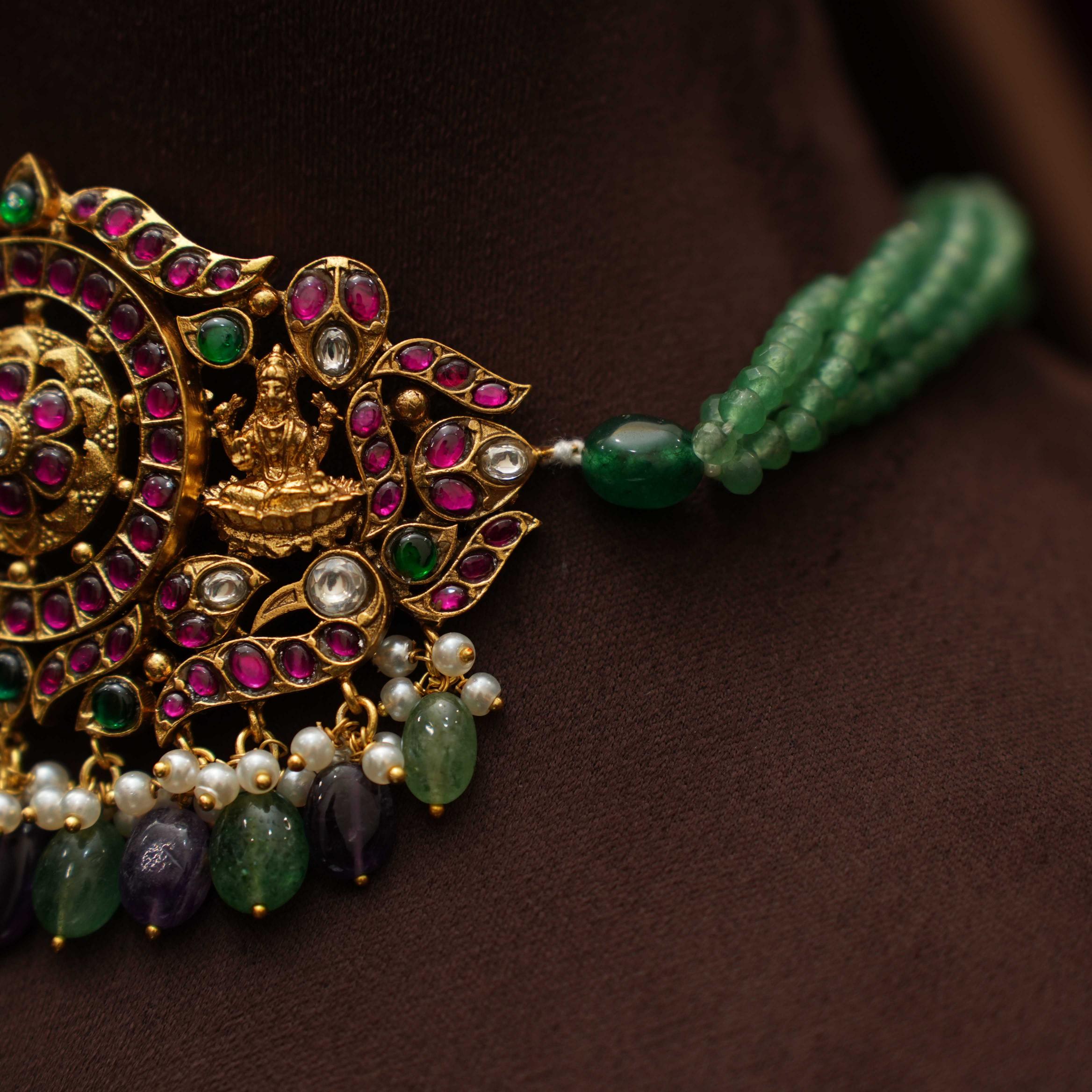 Thea Polki Beaded Necklace