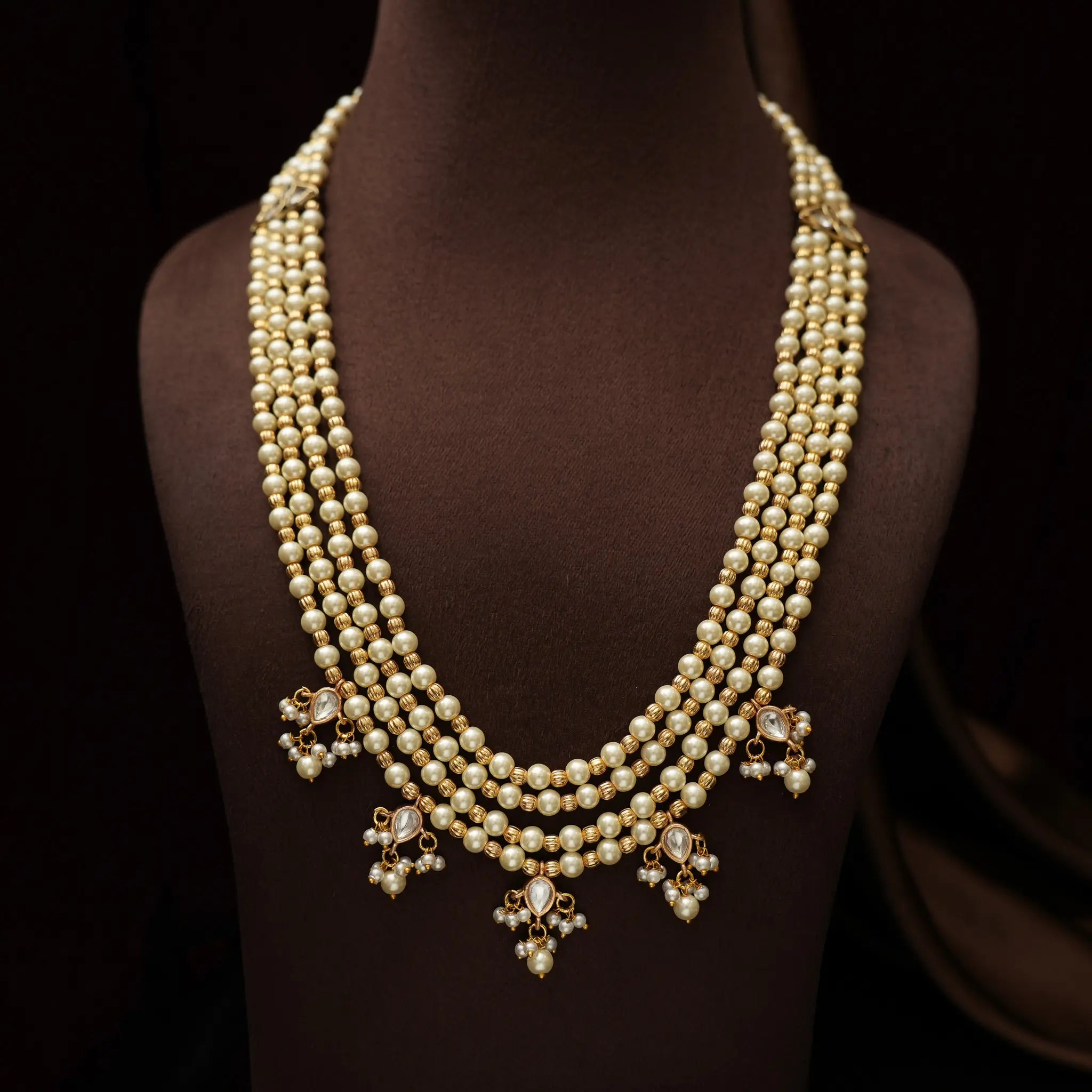 Tiffany Beaded Pearl Necklace