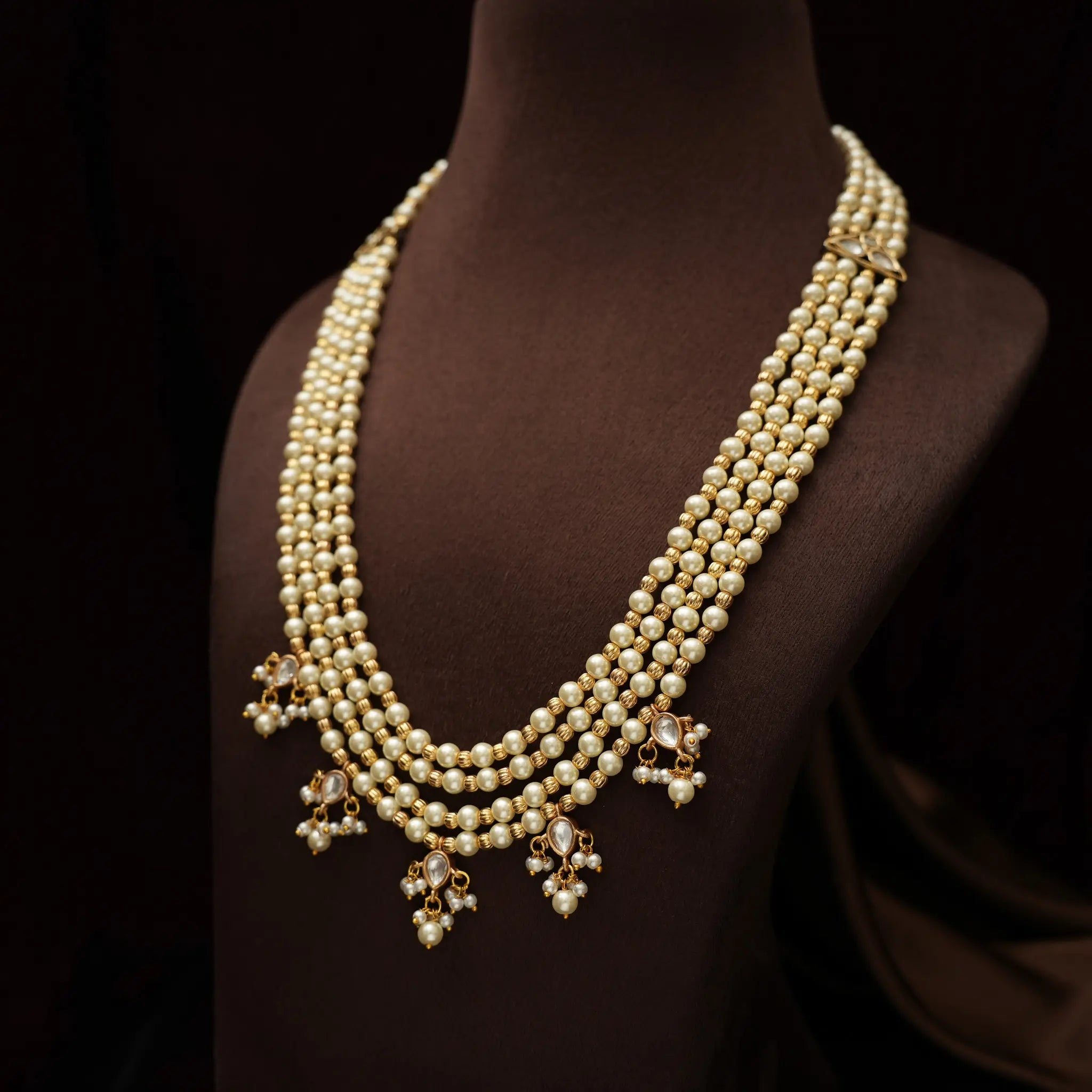 Tiffany Beaded Pearl Necklace