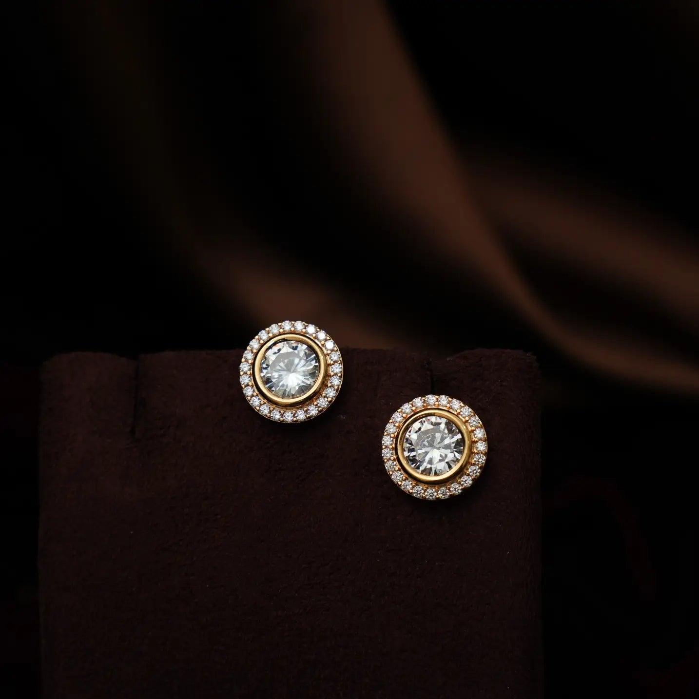 Tilly Zircon Choker - Gold Finish