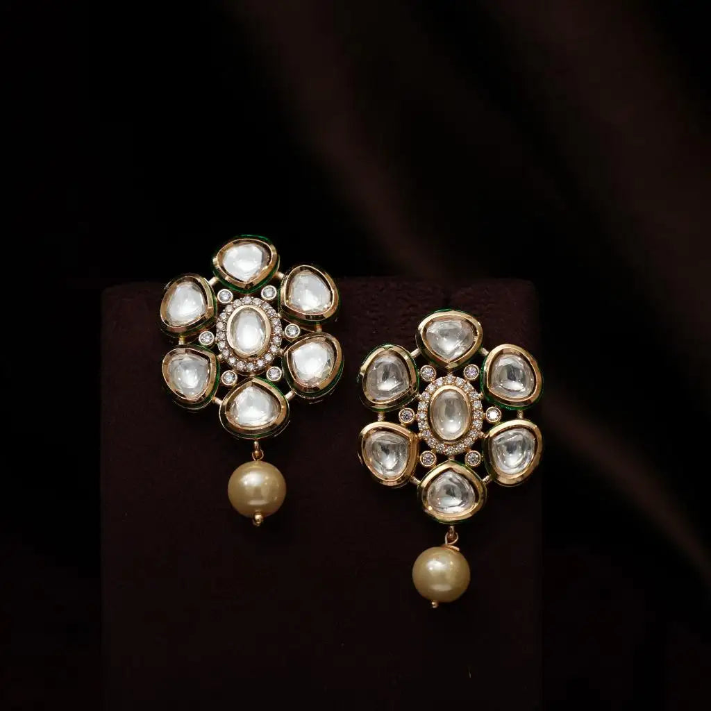 Tisha Beaded Kundan Necklace