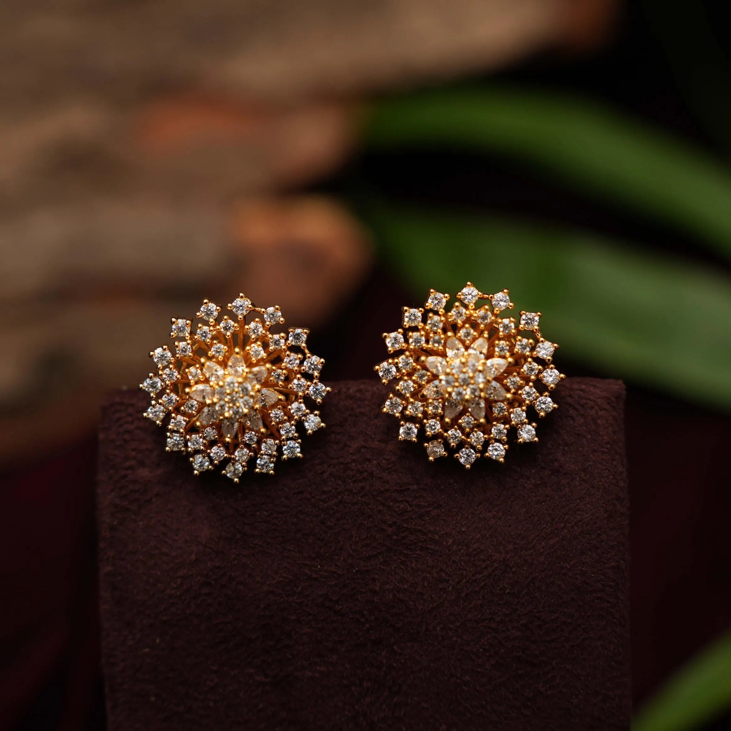 Tisha Zircon Ear Stud - Rimli Boutique