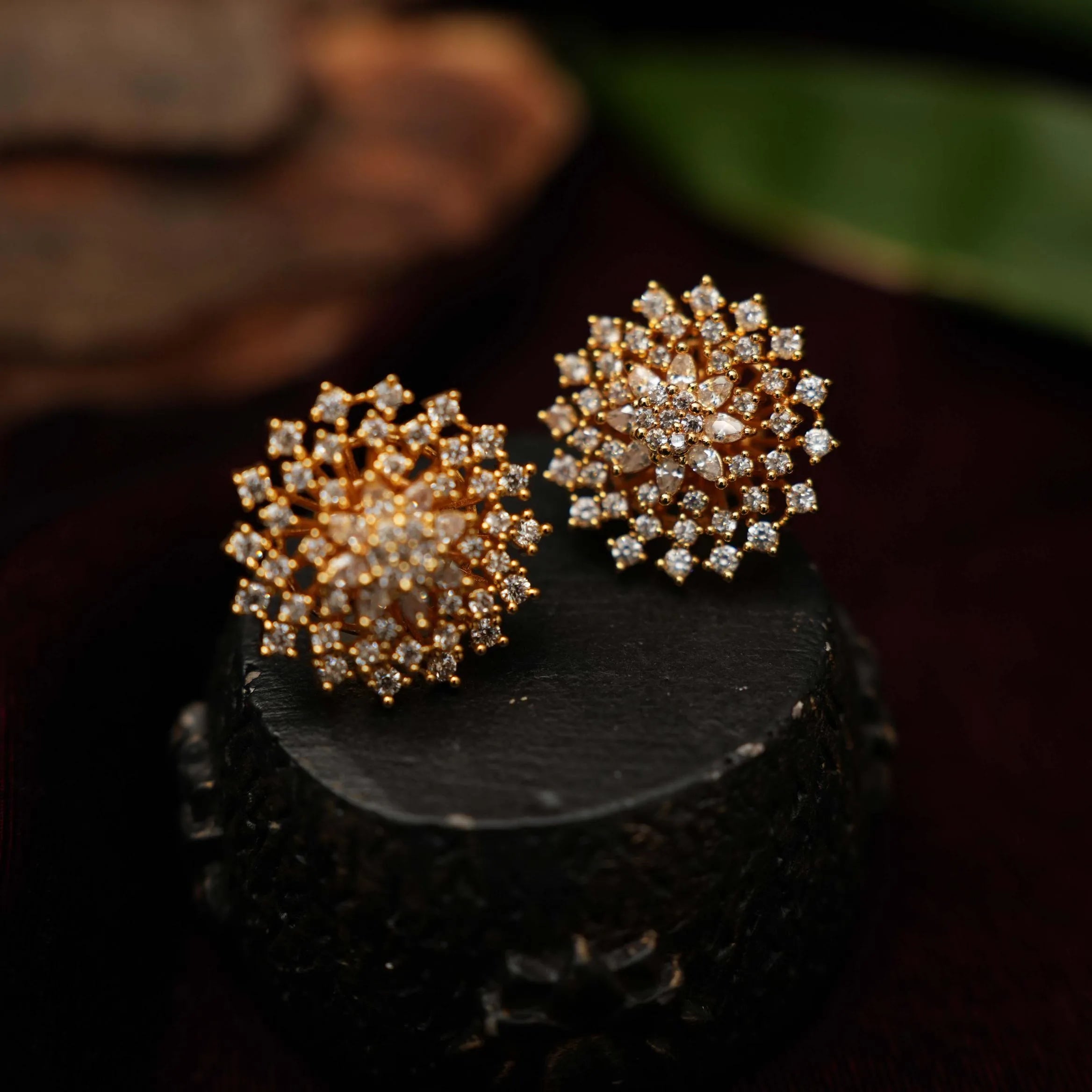 Tisha Zircon Ear Stud - Rimli Boutique