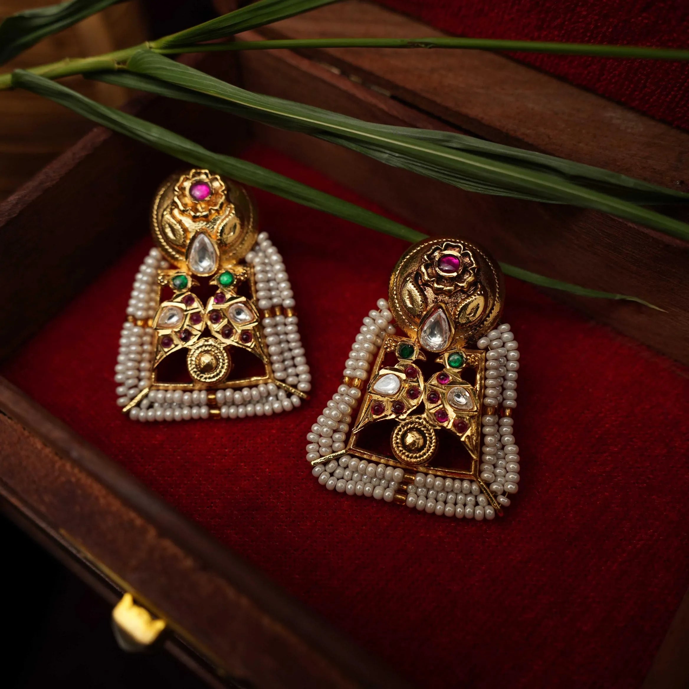 Tiya Antique Earrings - Rimli Boutique