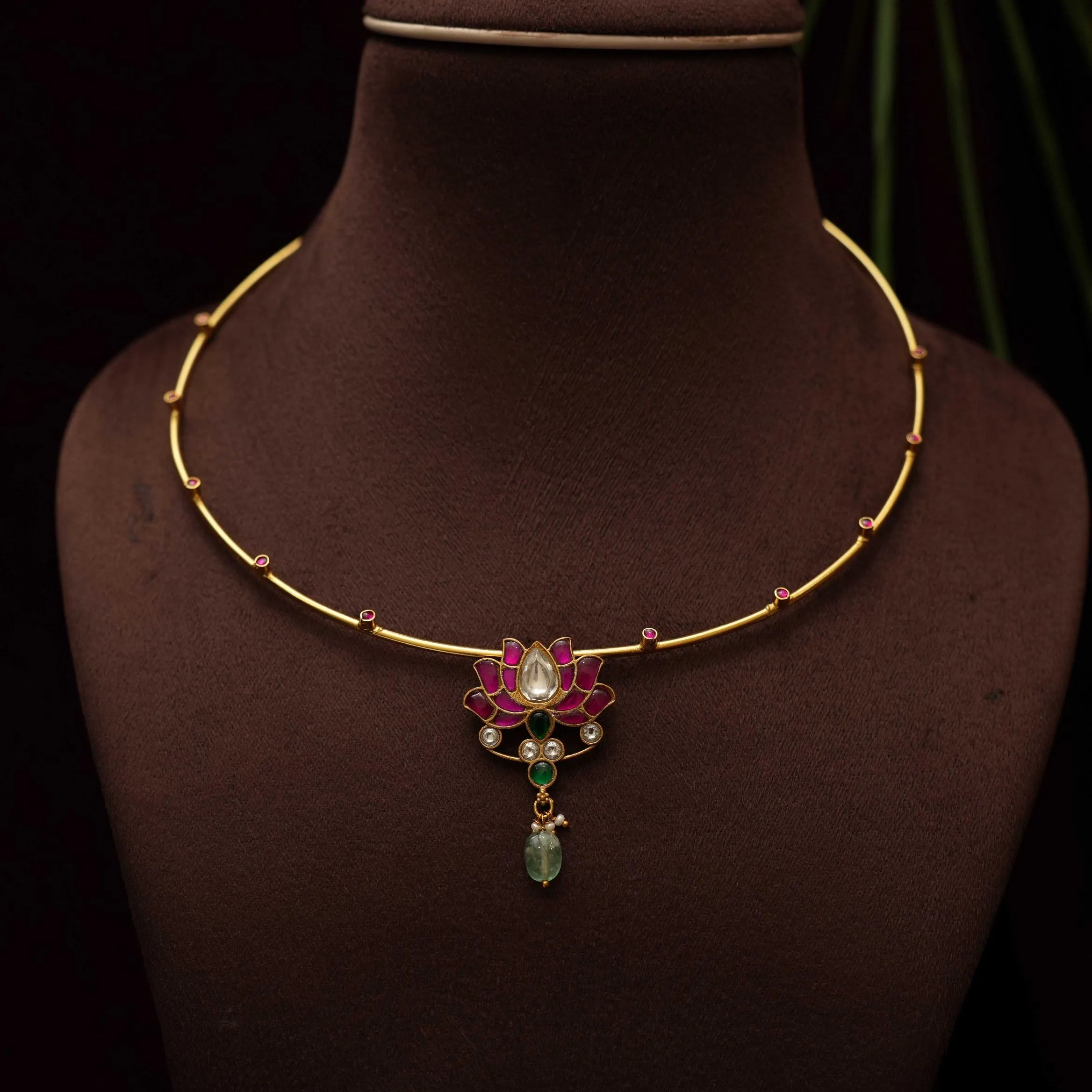 Tuja Polki Hasli Necklace - Rimli Boutique