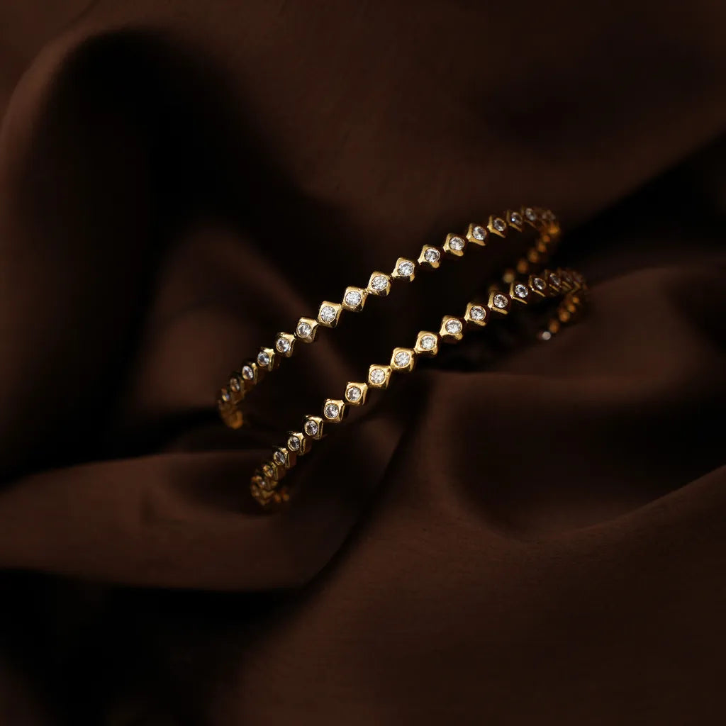 Tulia Zircon Bangles