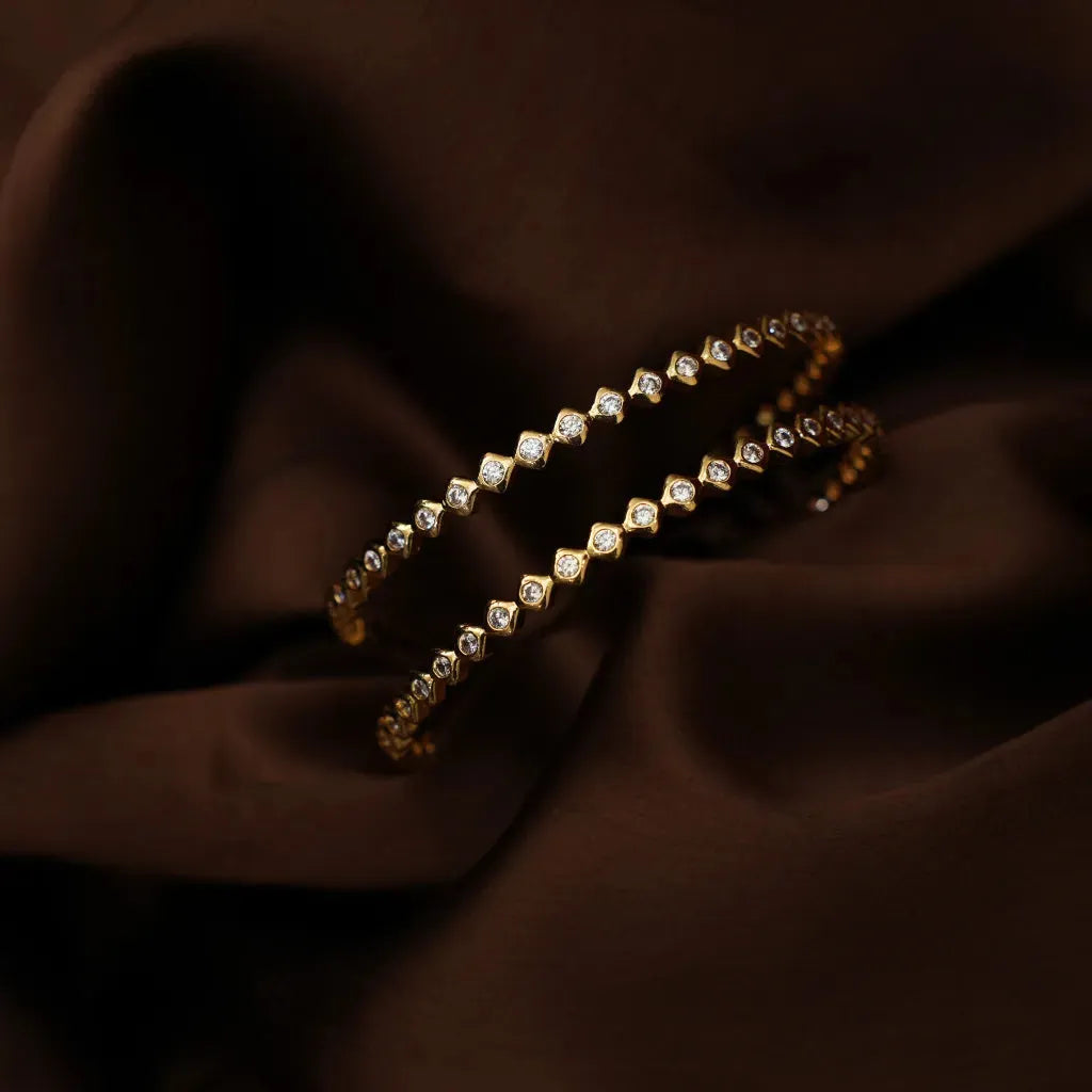 Tulia Zircon Bangles