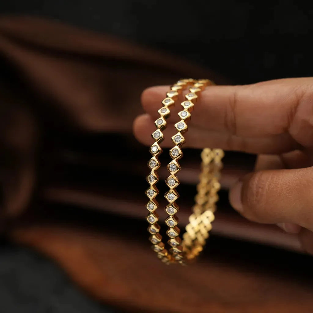 Tulia Zircon Bangles