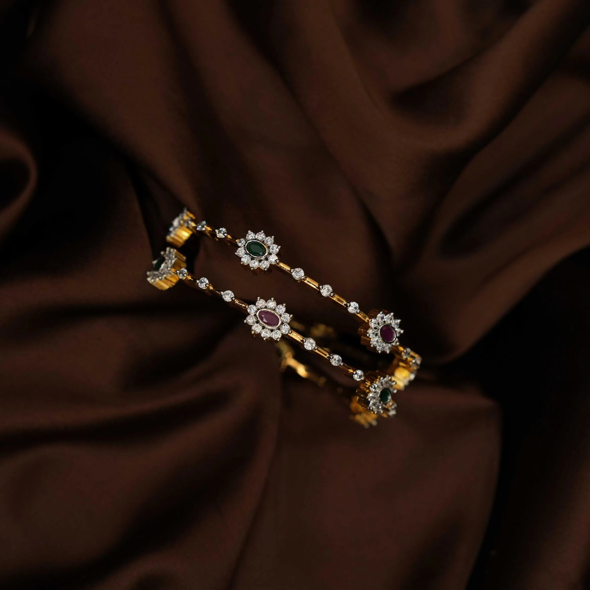 Ukta Antique Bangles - Multicolor