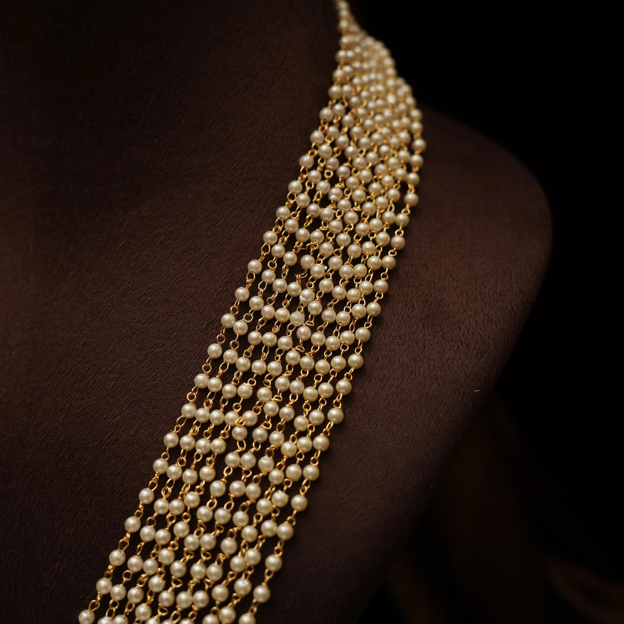 Umesa Pearl Polki Necklace
