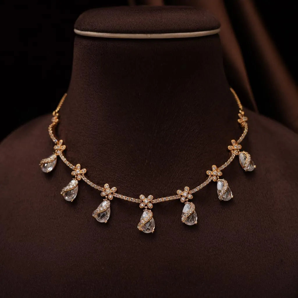 Usha Zircon Necklace