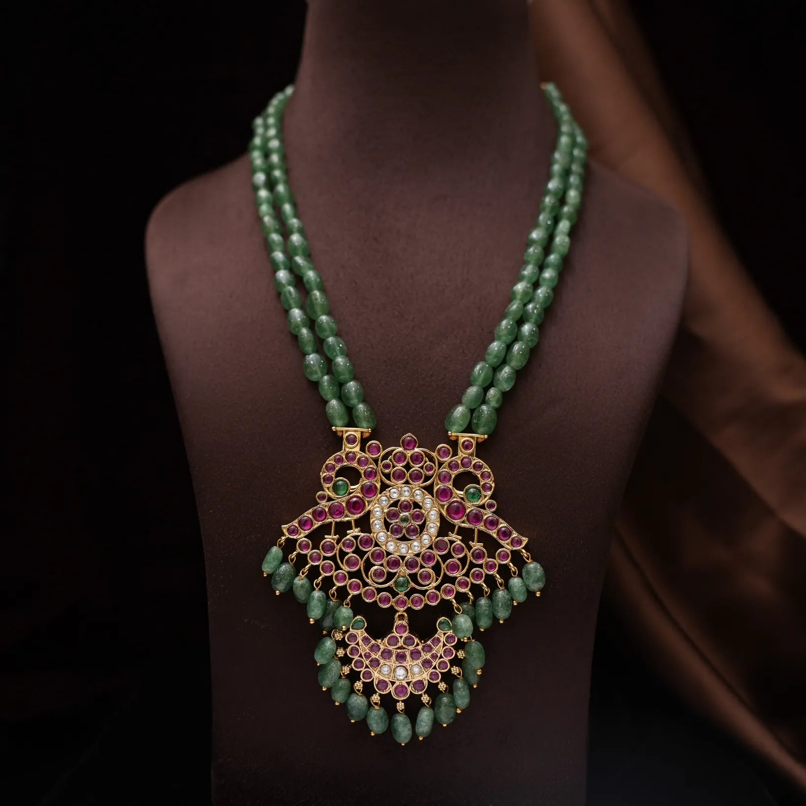 Ushita Statement Beaded Necklace