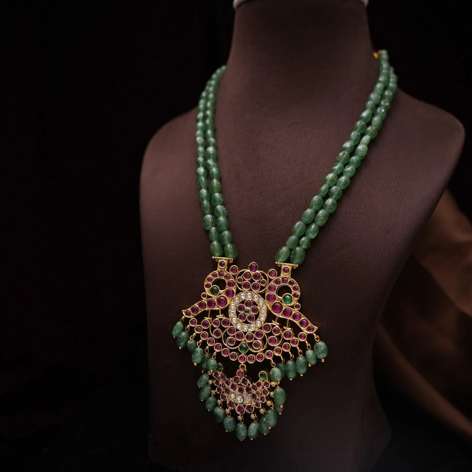 Ushita Statement Beaded Necklace