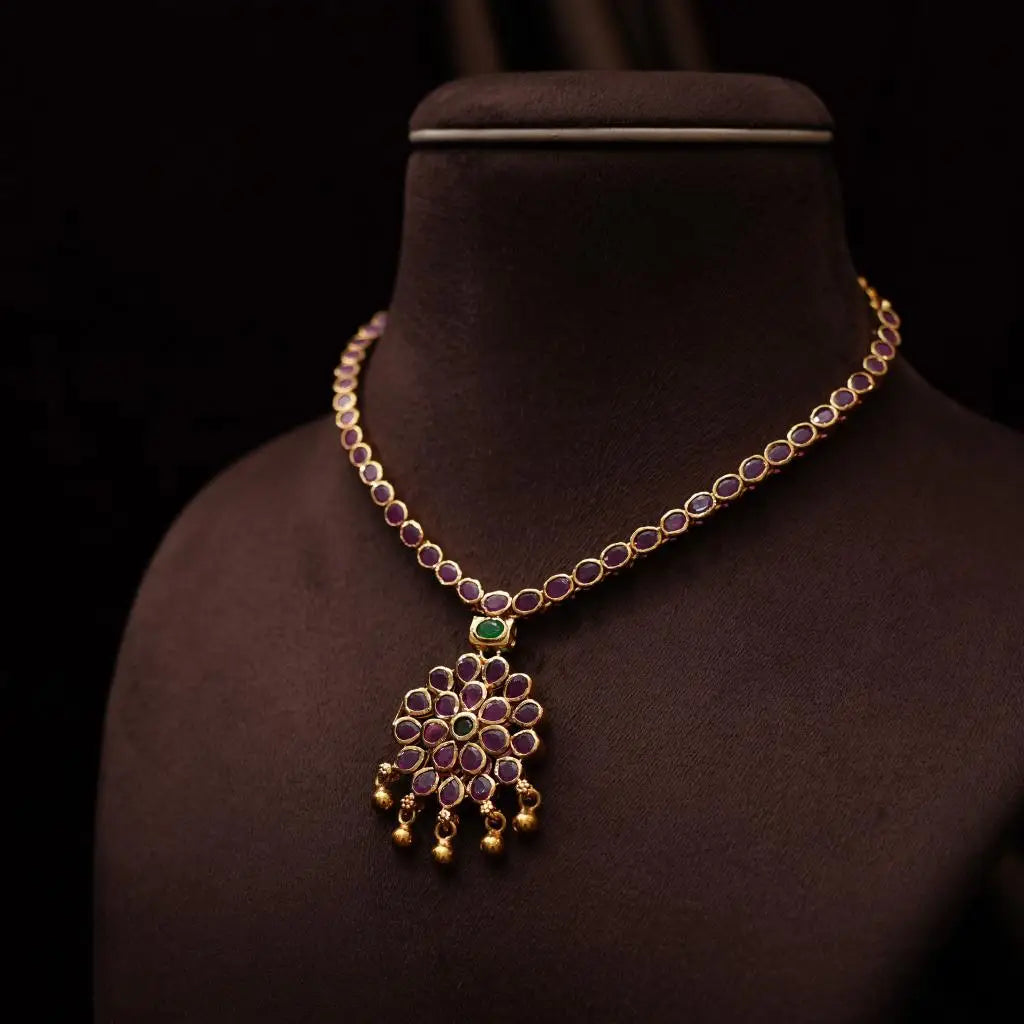 Uttara Silver Reversible Necklace