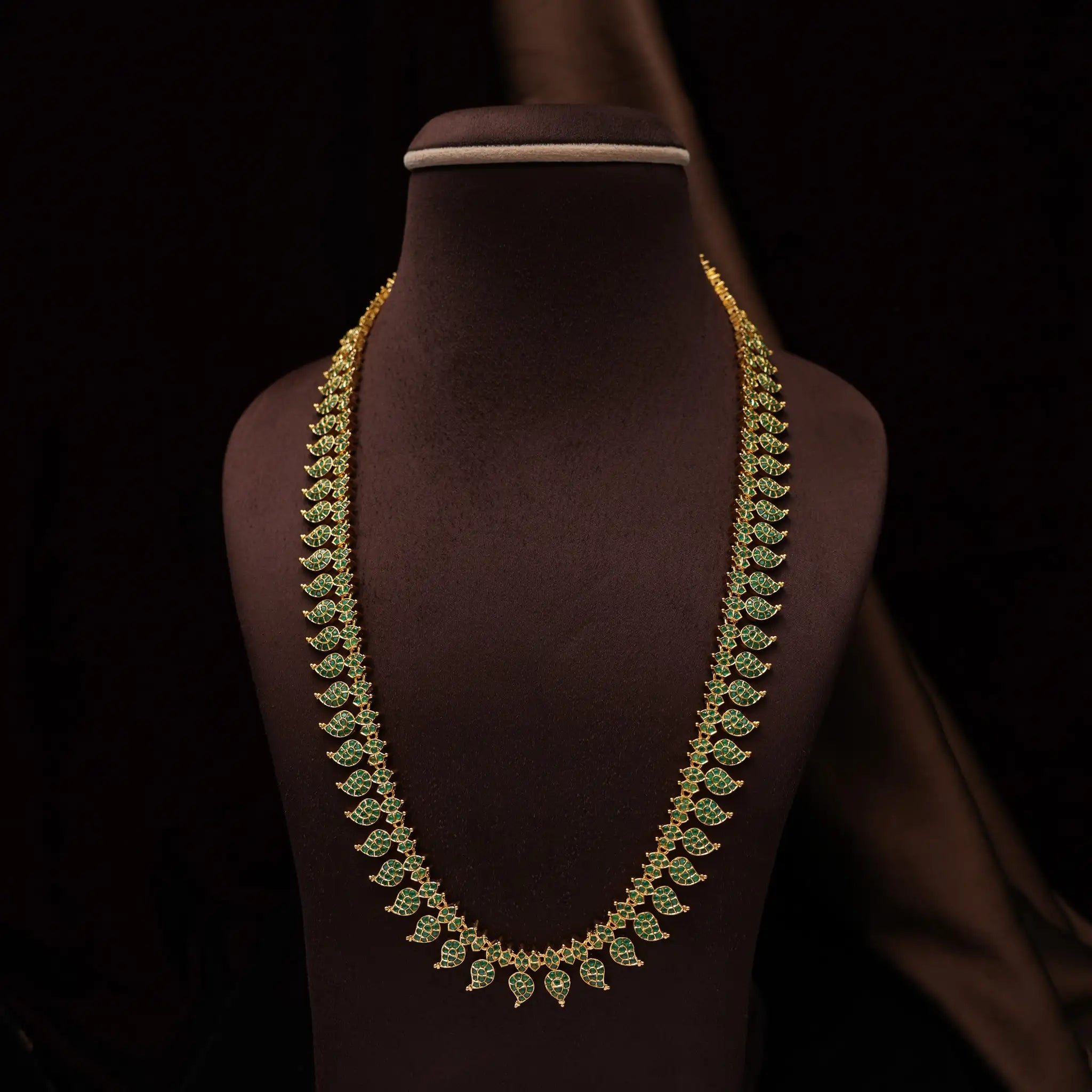 Vaanika Zircon Mango Necklace - Amy