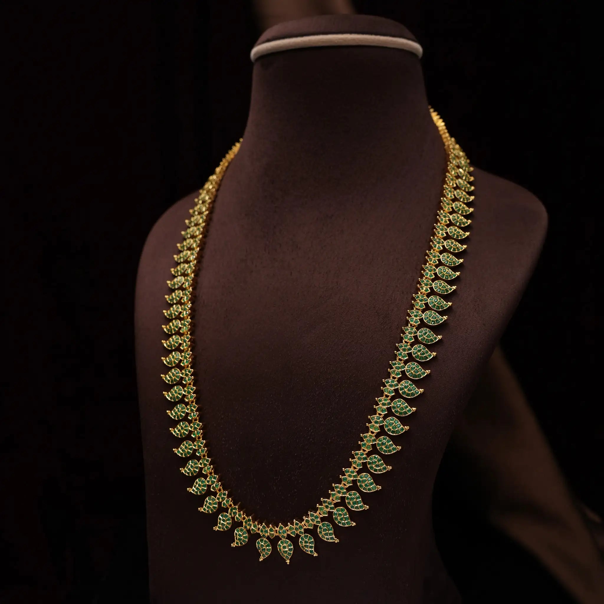 Vaanika Zircon Mango Necklace - Amy