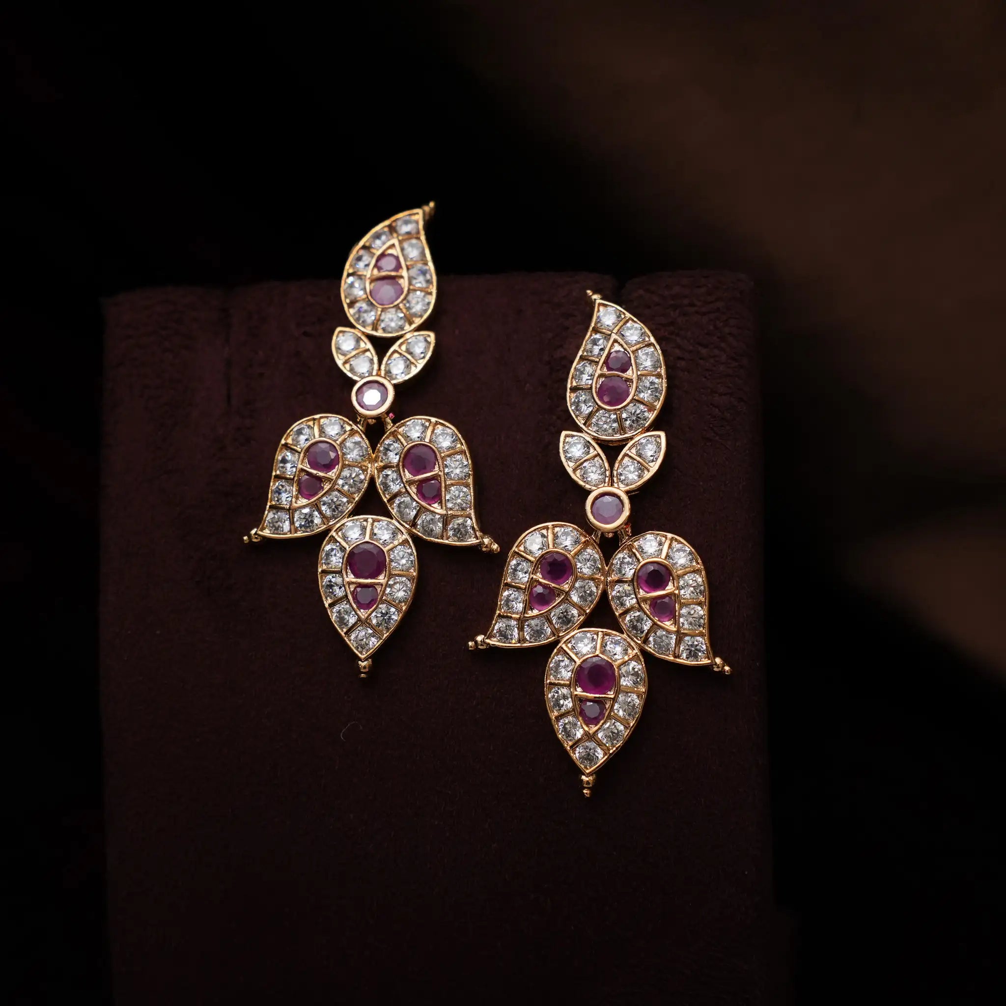 Vaanika Zircon Mango Necklace - Fia