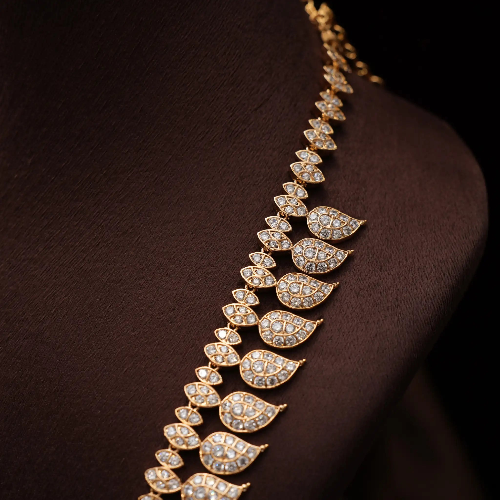 Vaanika Zircon Mango Necklace - Zuri
