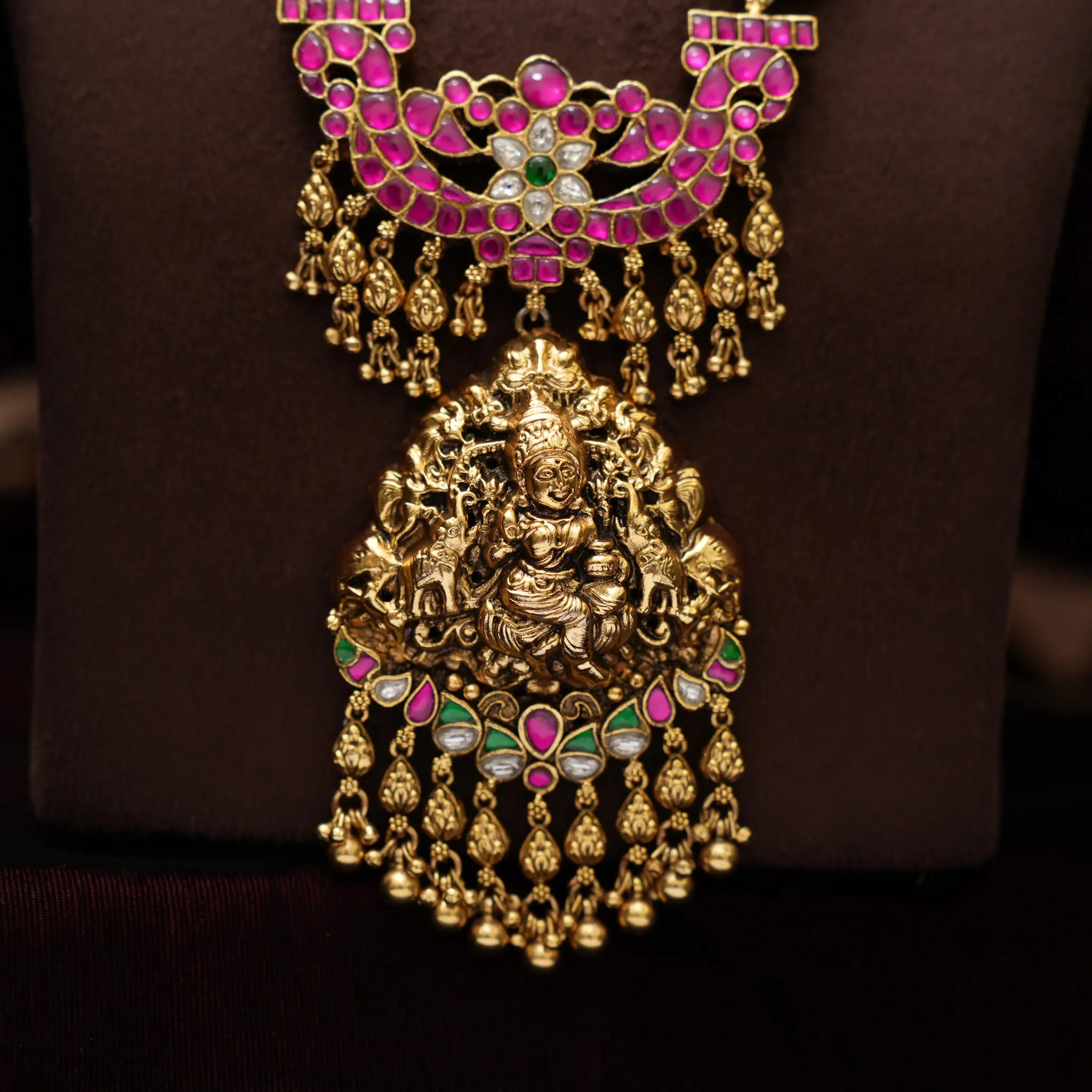 Vagisha Antique Necklace - Golden Ball