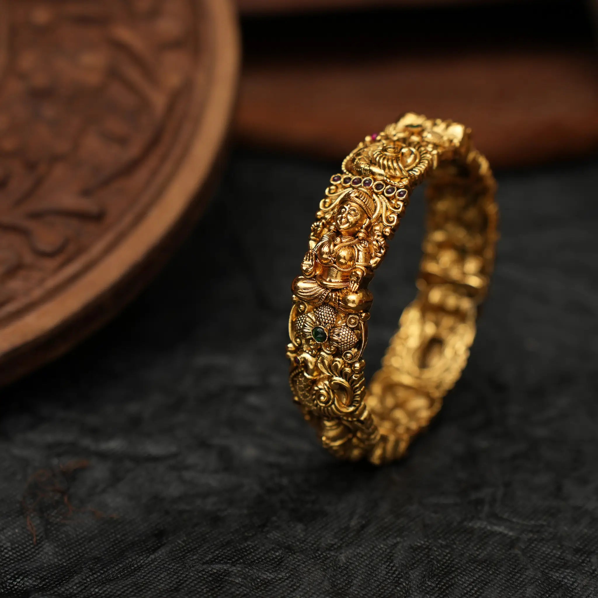 Vaithika Antique Kada Bangle