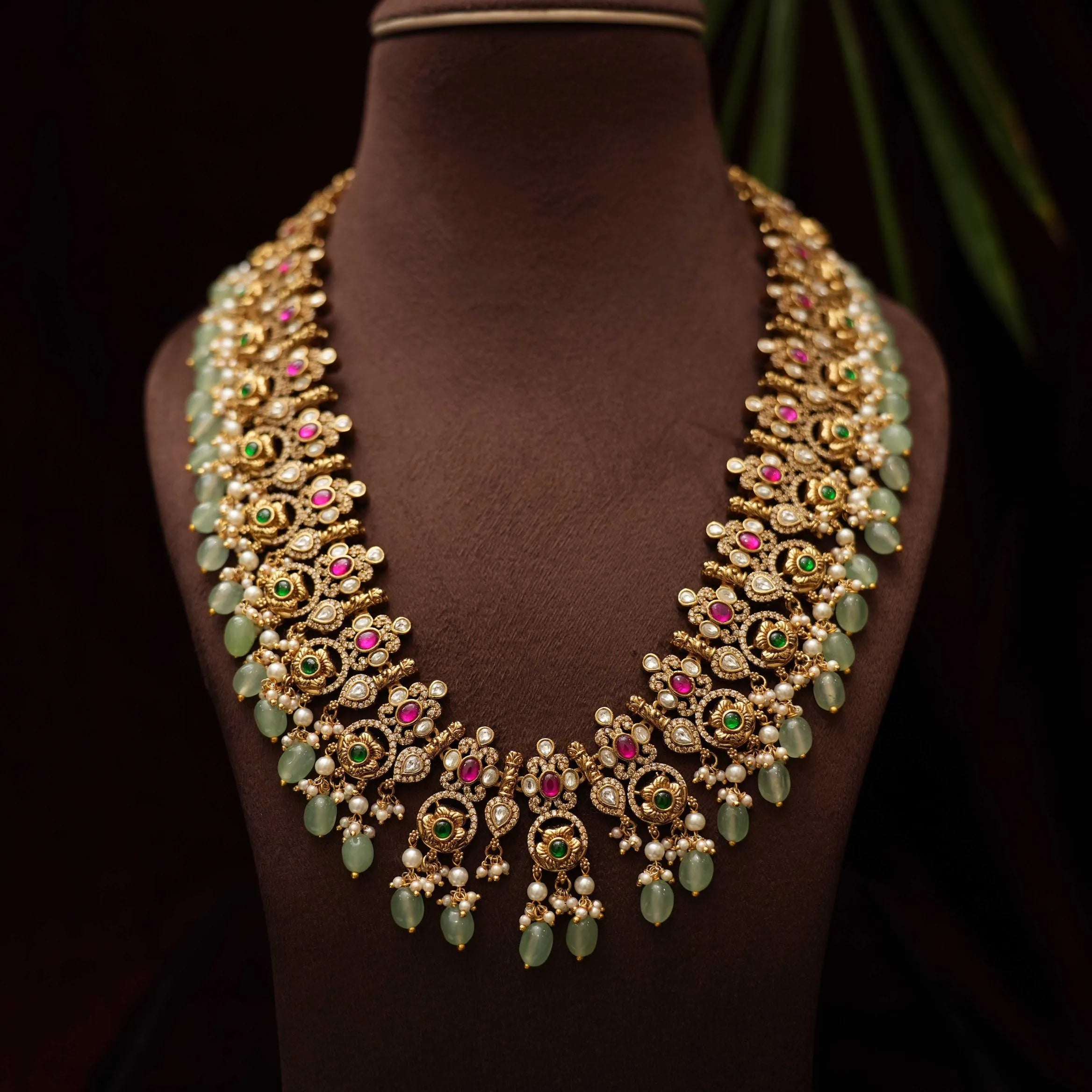 Vajra Statement Polki Necklace - Rimli Boutique