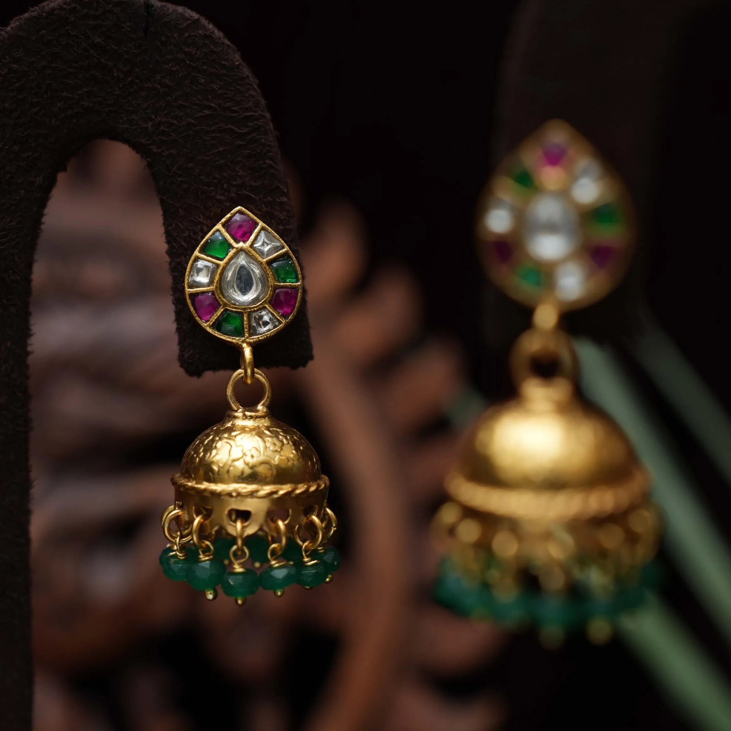 Vanita Silver Jhumka Earrings - Rimli Boutique