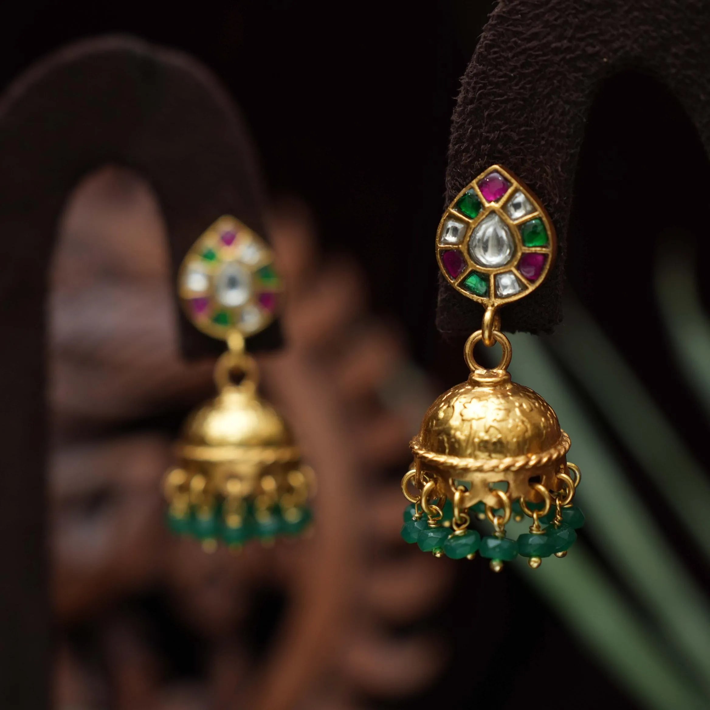 Vanita Silver Jhumka Earrings - Rimli Boutique