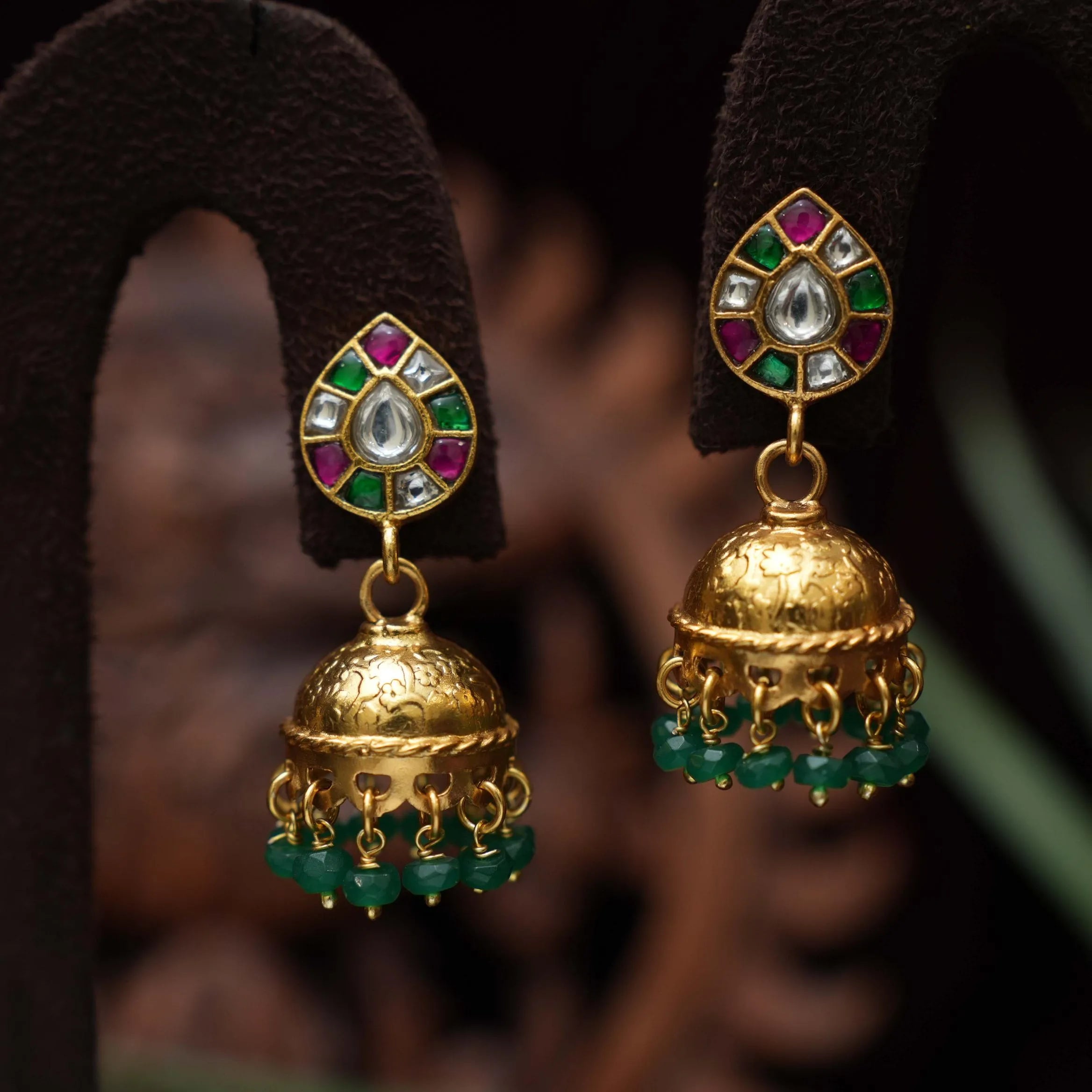 Vanita Silver Jhumka Earrings - Rimli Boutique