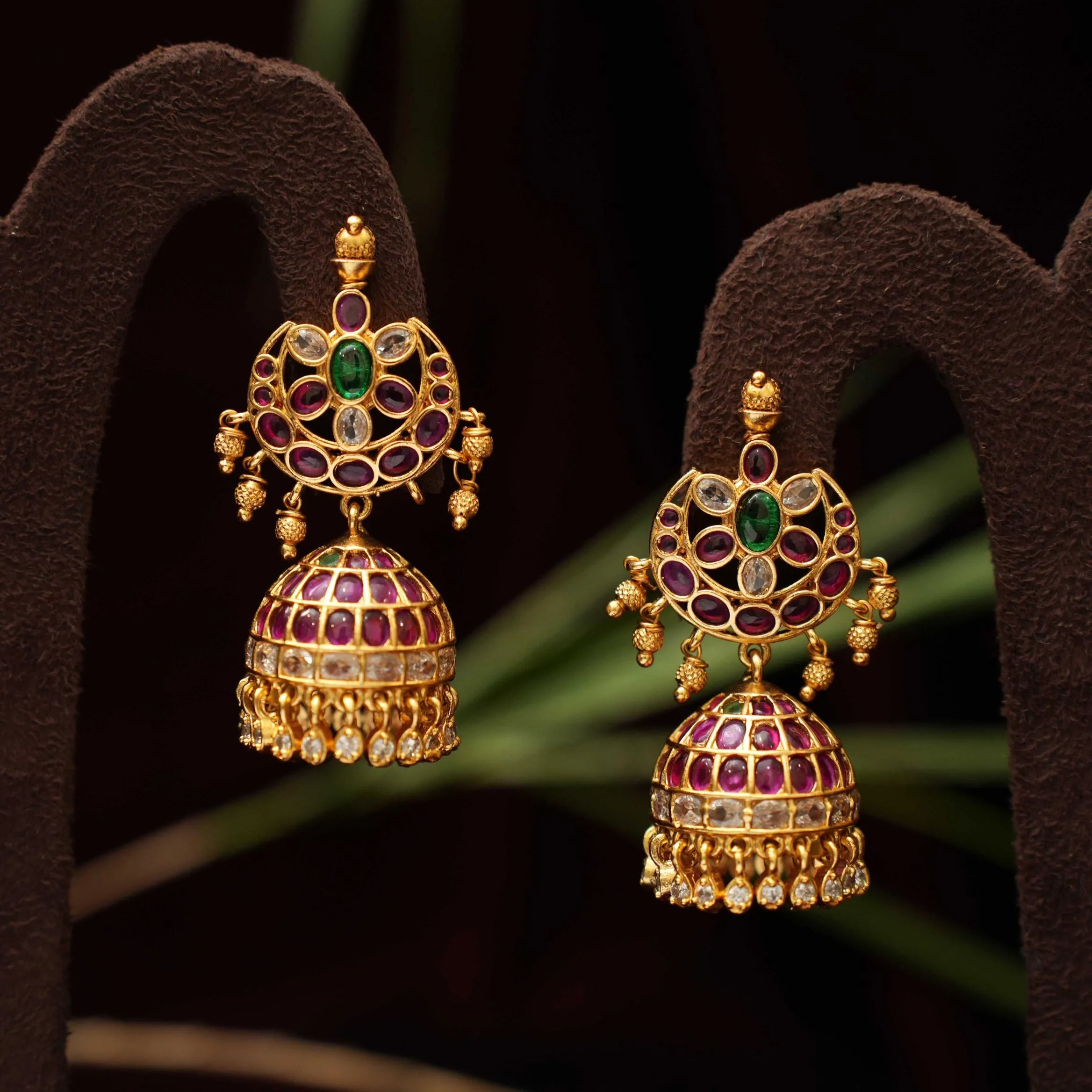 Varnika Antique Jhumka Earrings