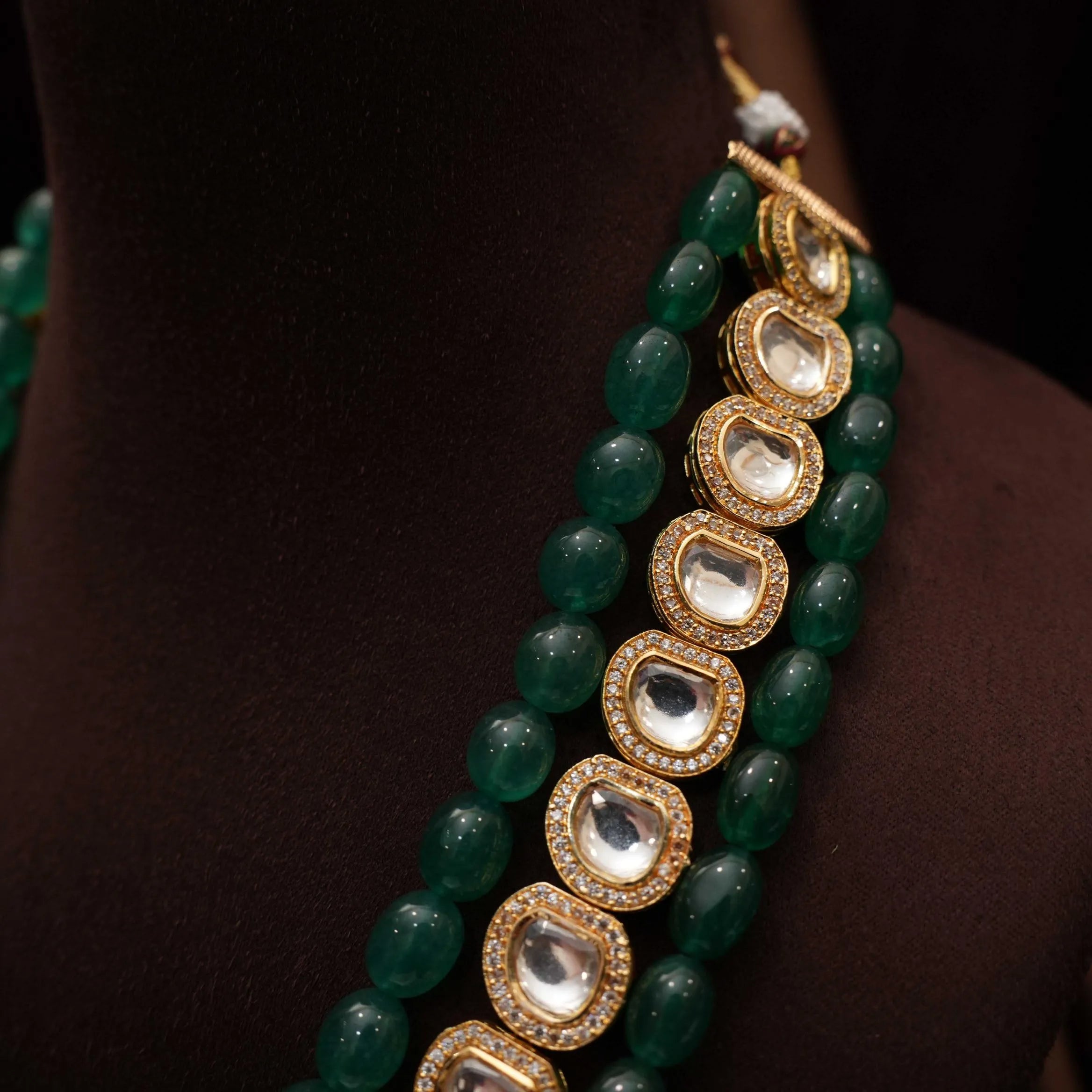 Varnika Beaded Kundan Necklace