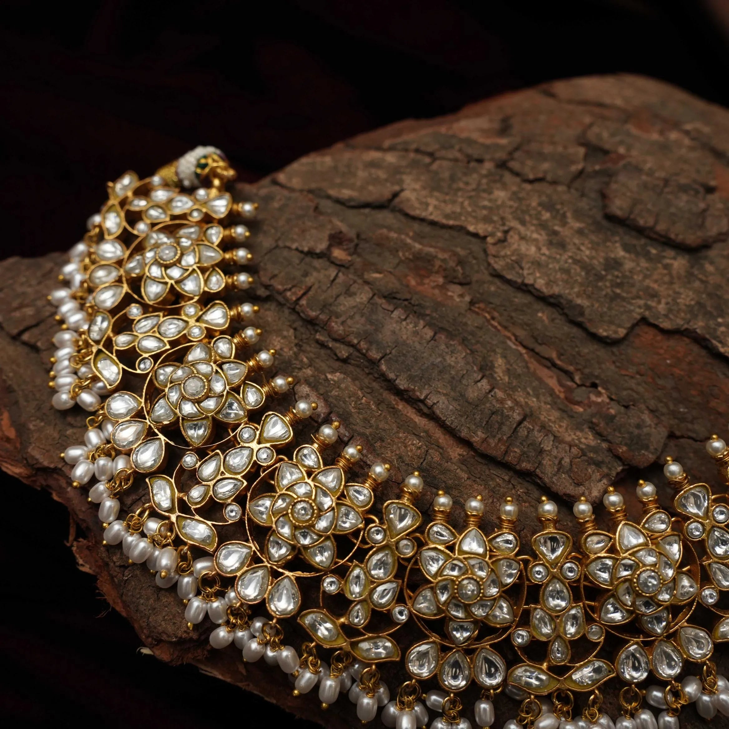 Aditi Polki Necklace - White