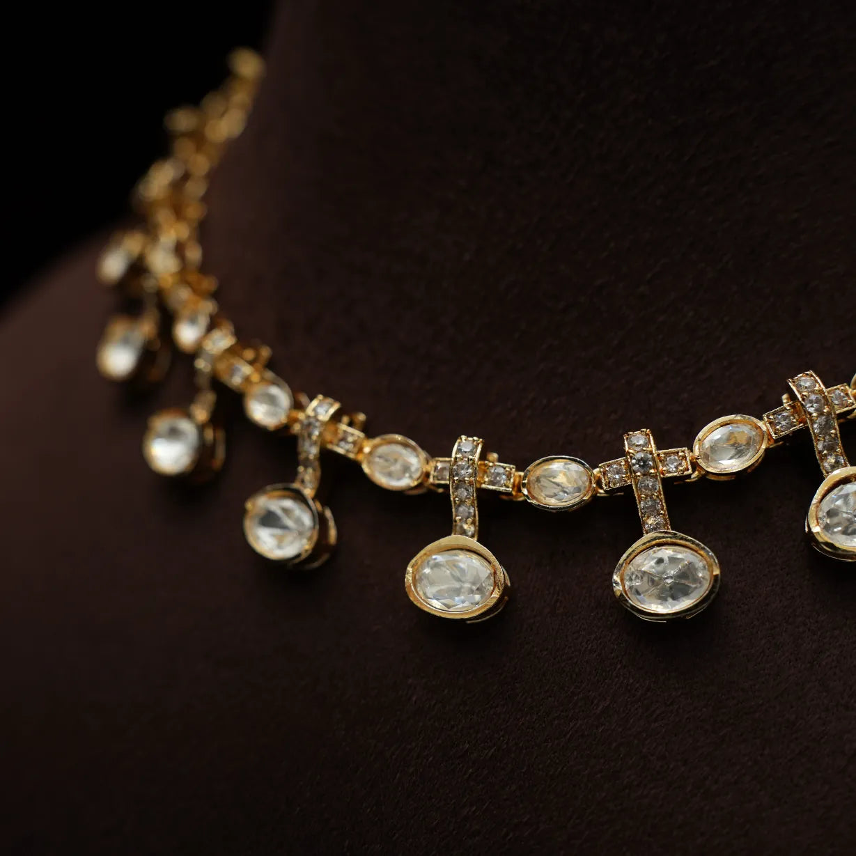 Vasudha Polki Necklace - White