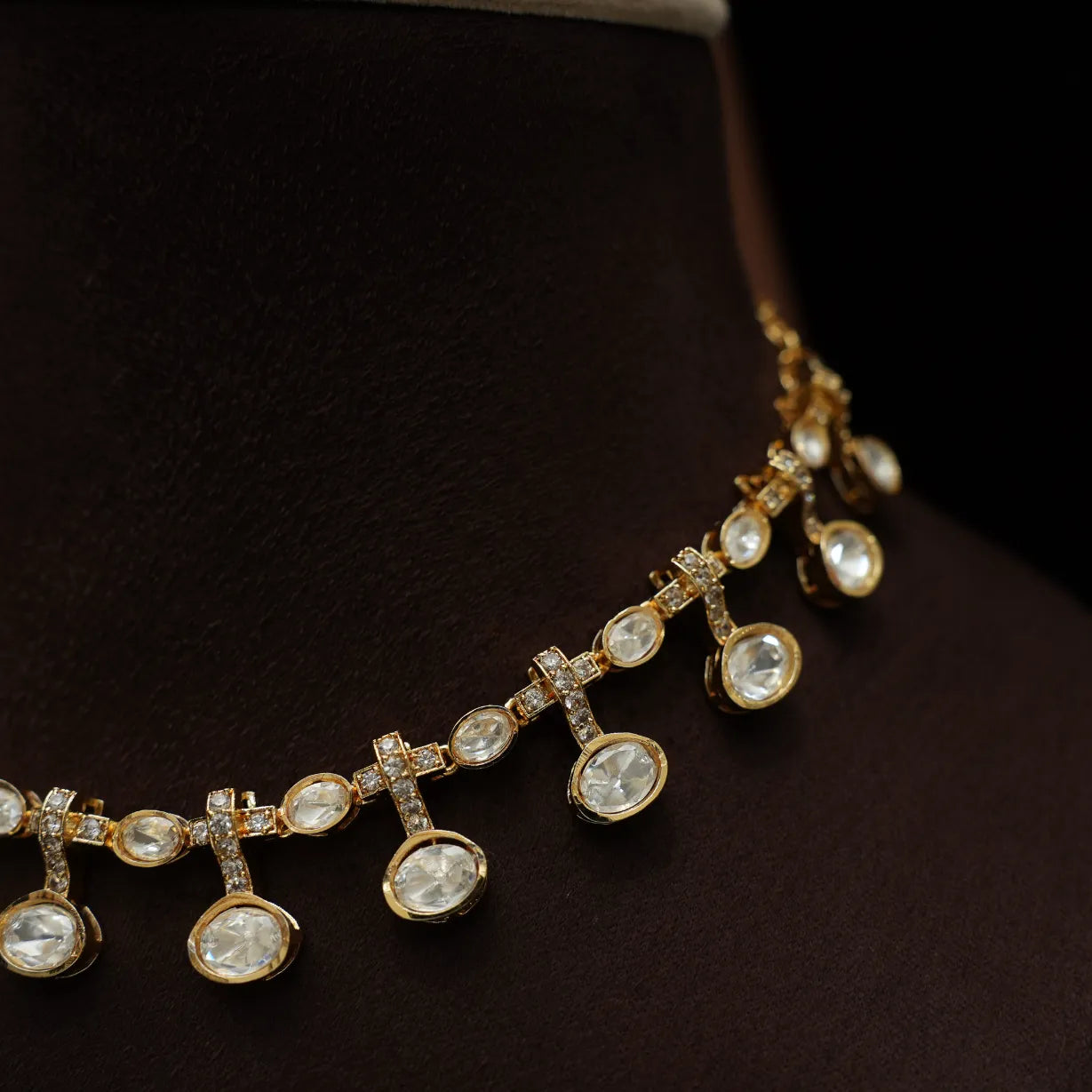 Vasudha Polki Necklace - White