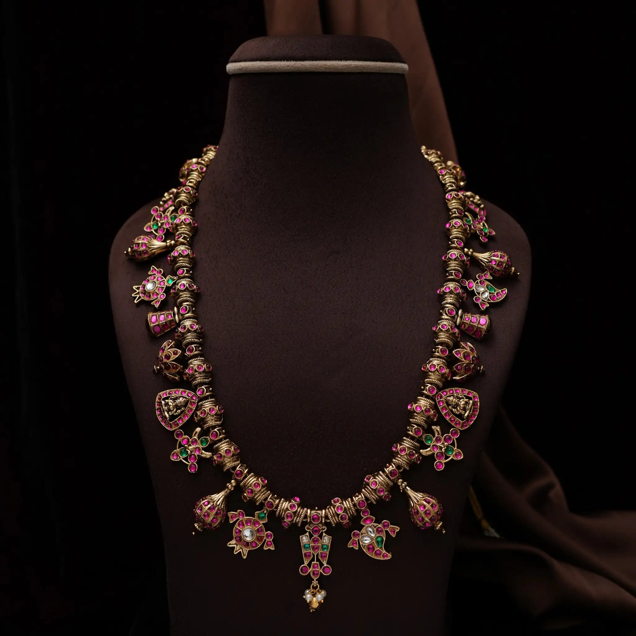 Vasudha Statement Necklace - Long