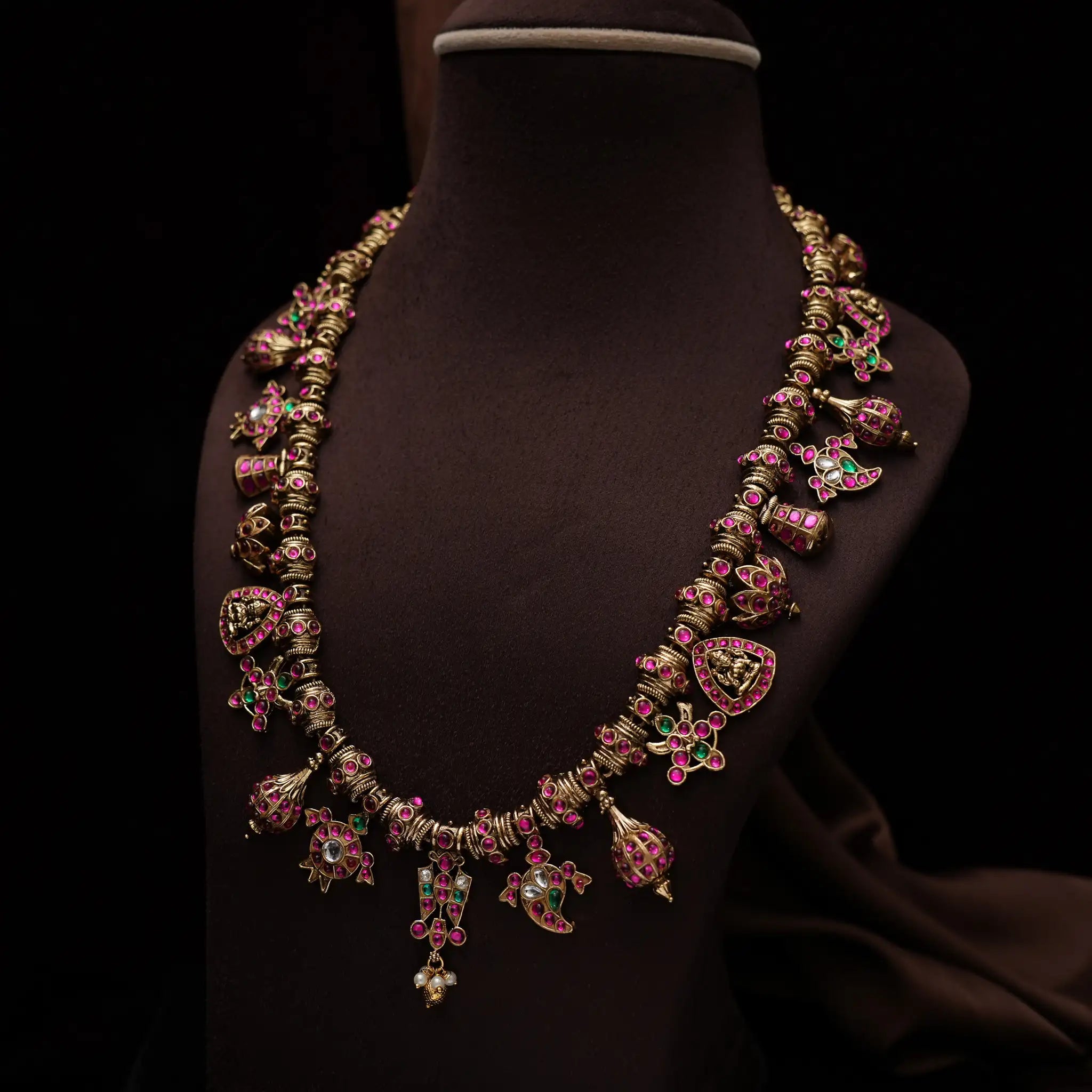 Vasudha Statement Necklace - Long