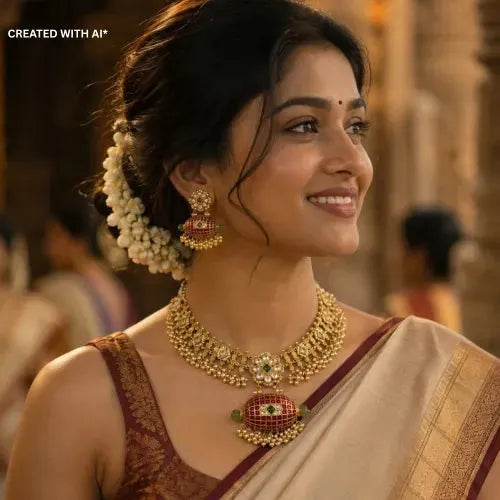 Vedanshi Antique Necklace