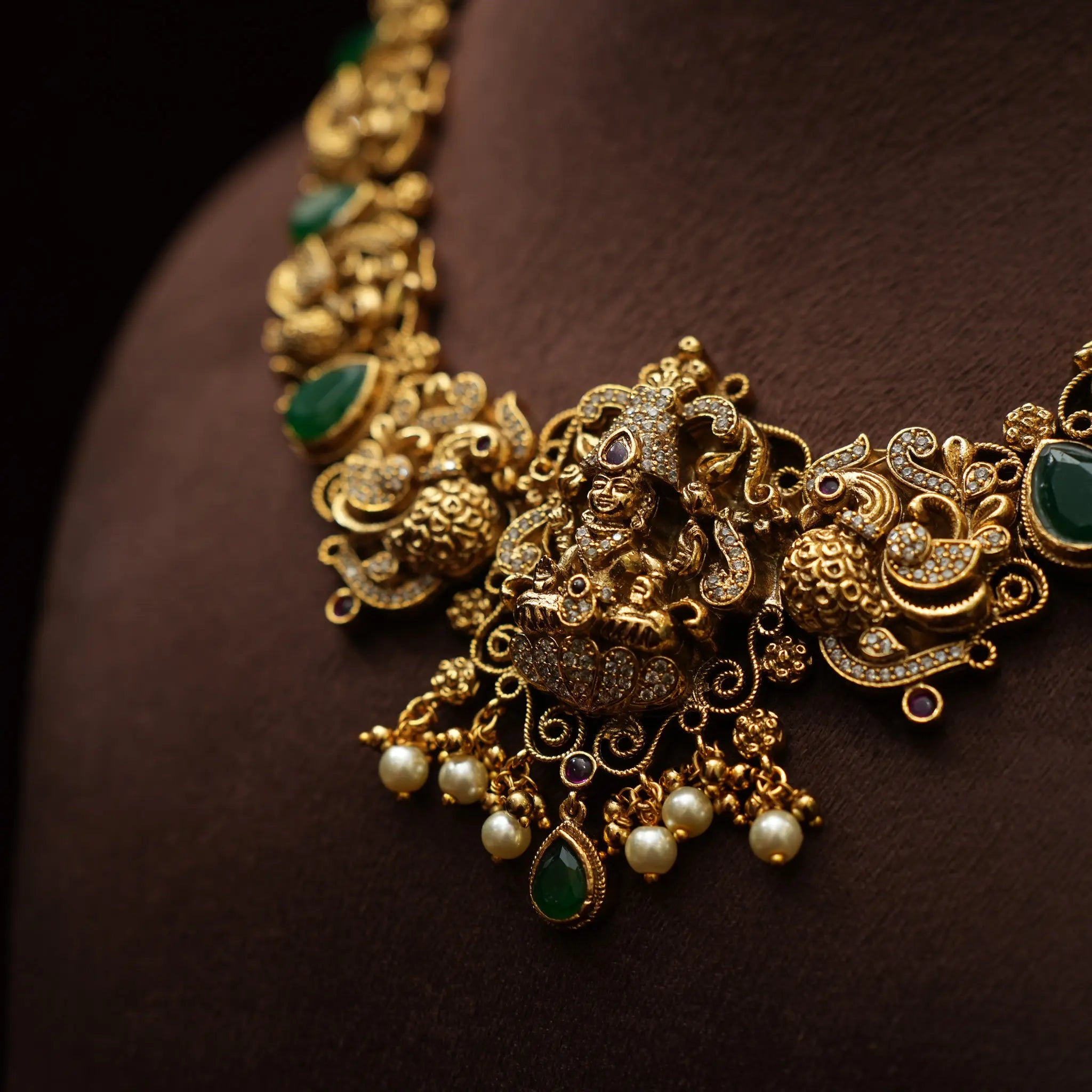 Vedika Antique Nagas Necklace