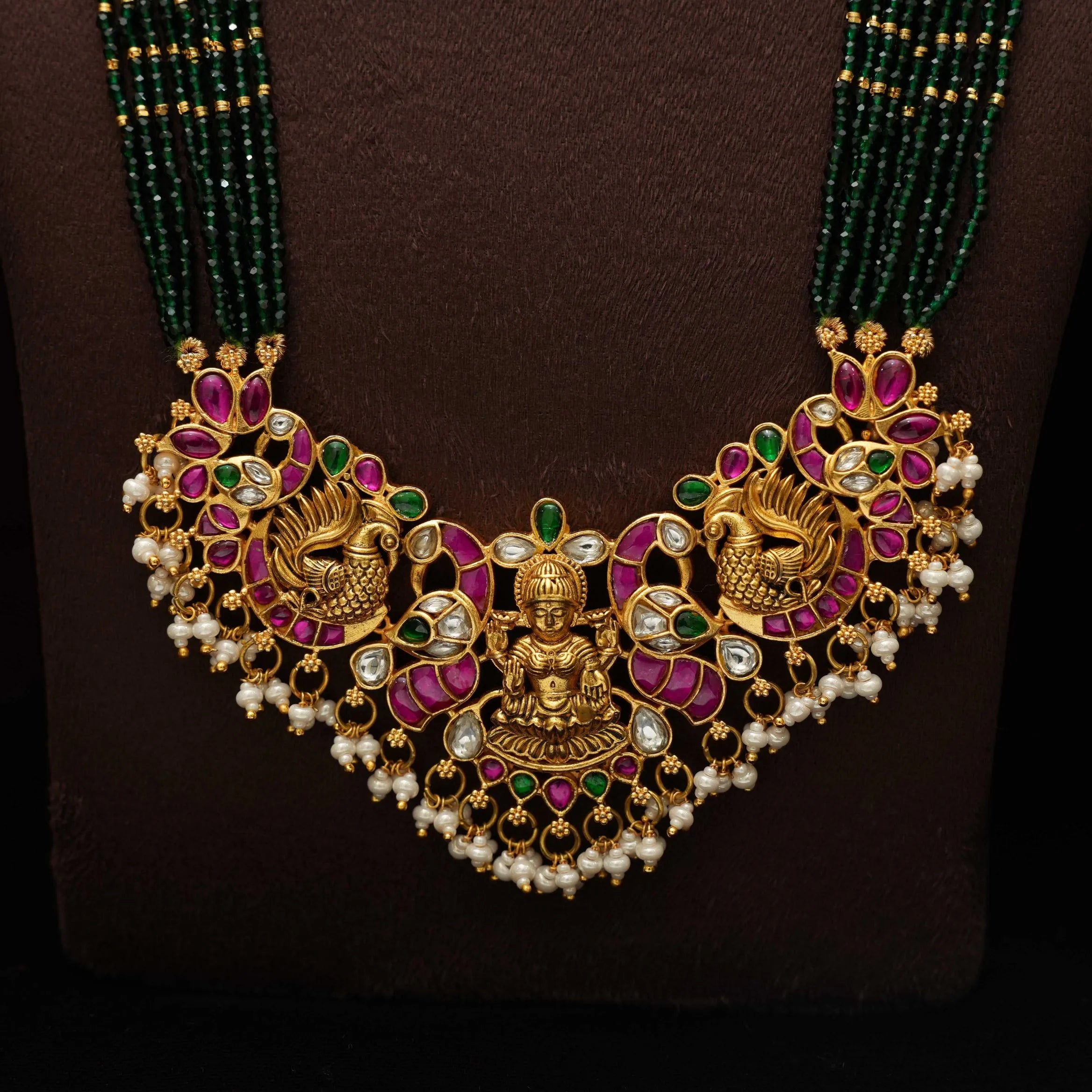 Vedika Beaded Anitque Necklace