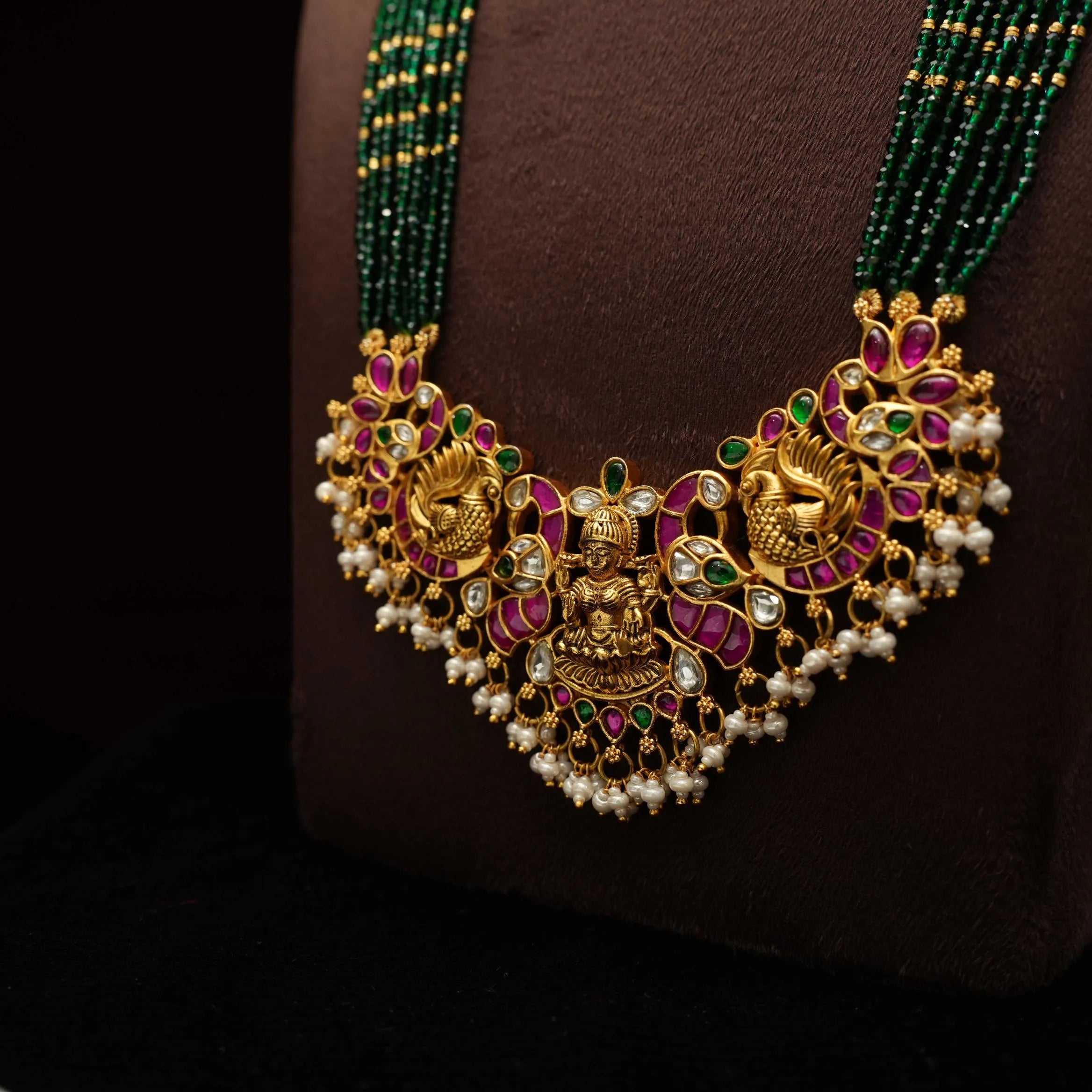 Vedika Beaded Anitque Necklace