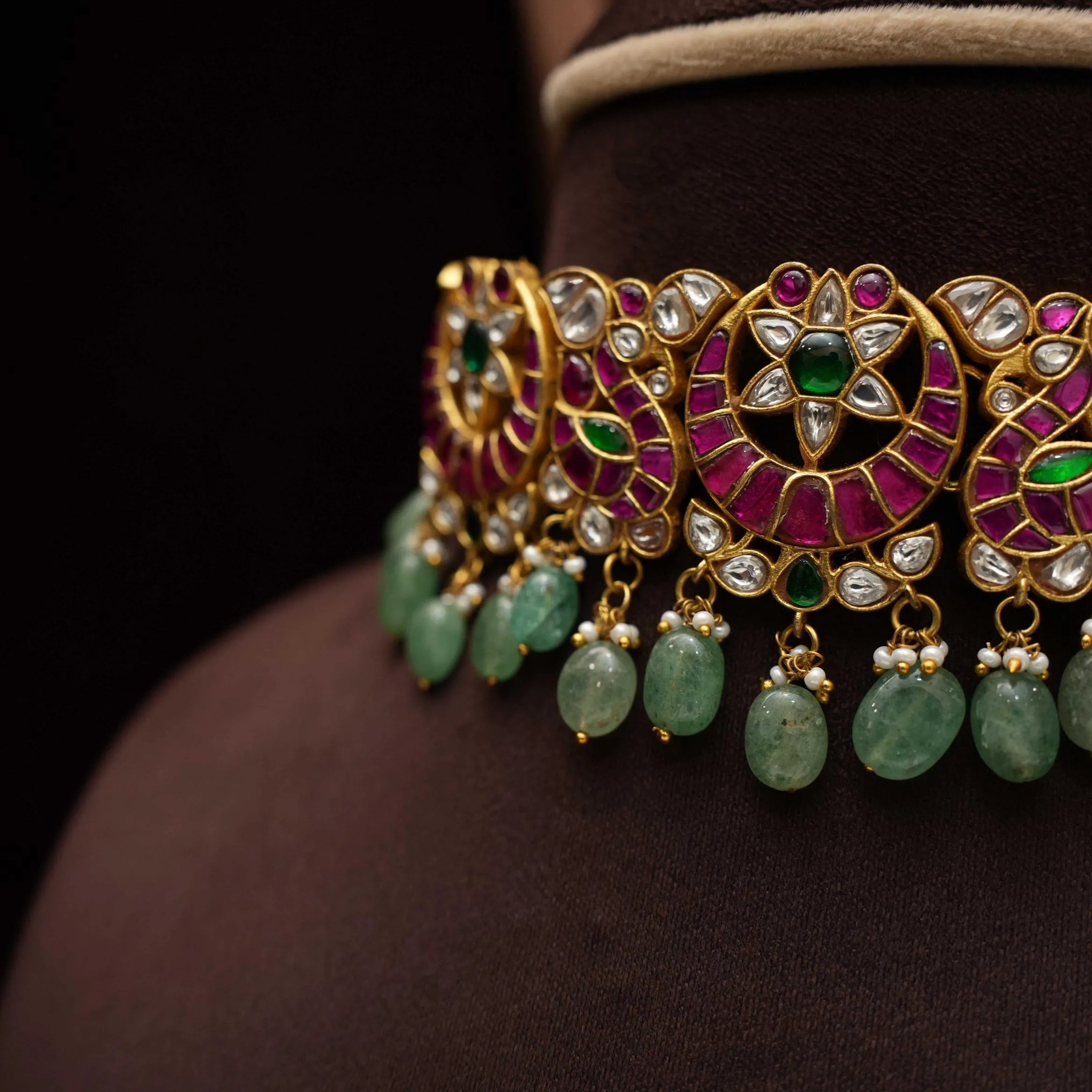 Veena Polki Choker