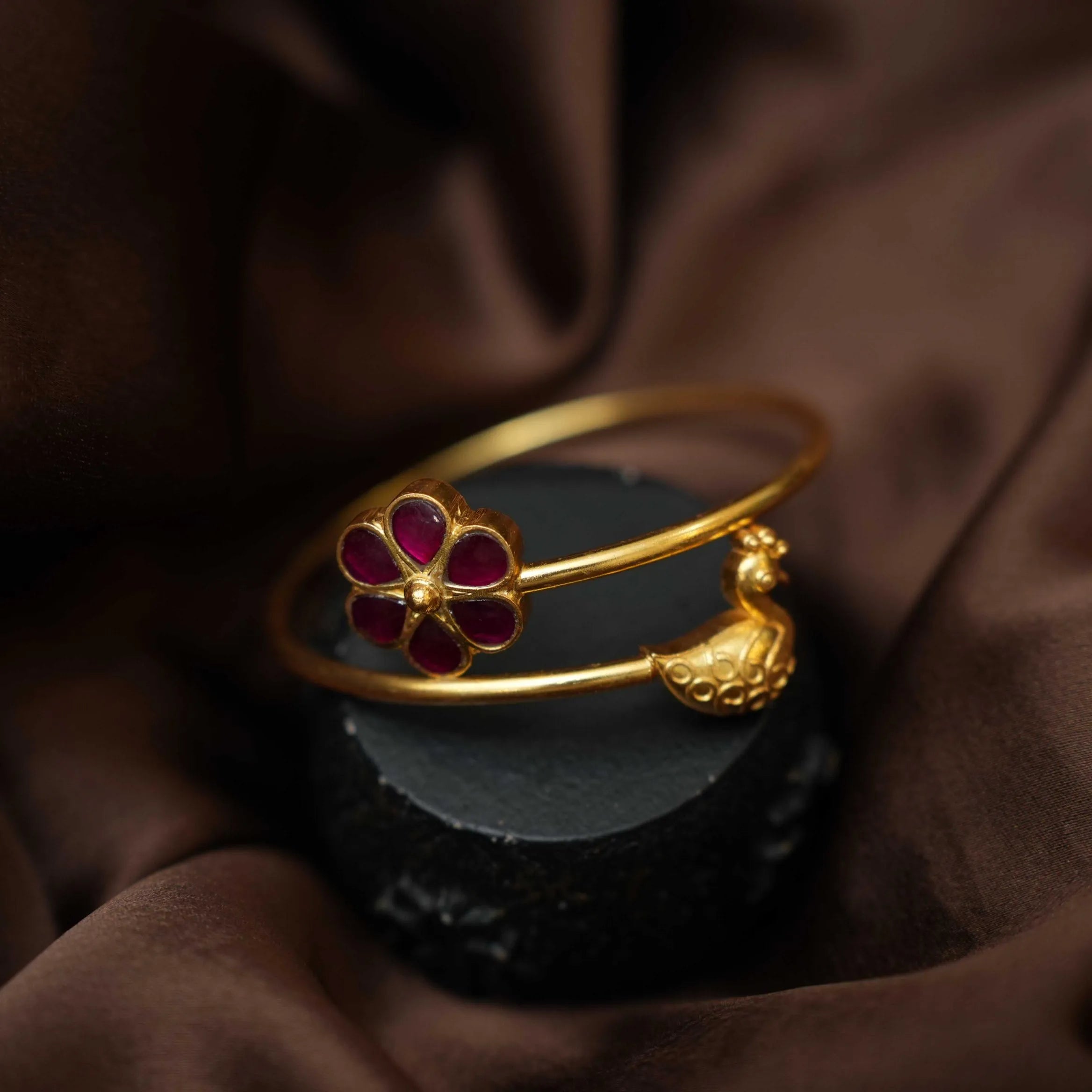 Venya Silver Kada Bangle