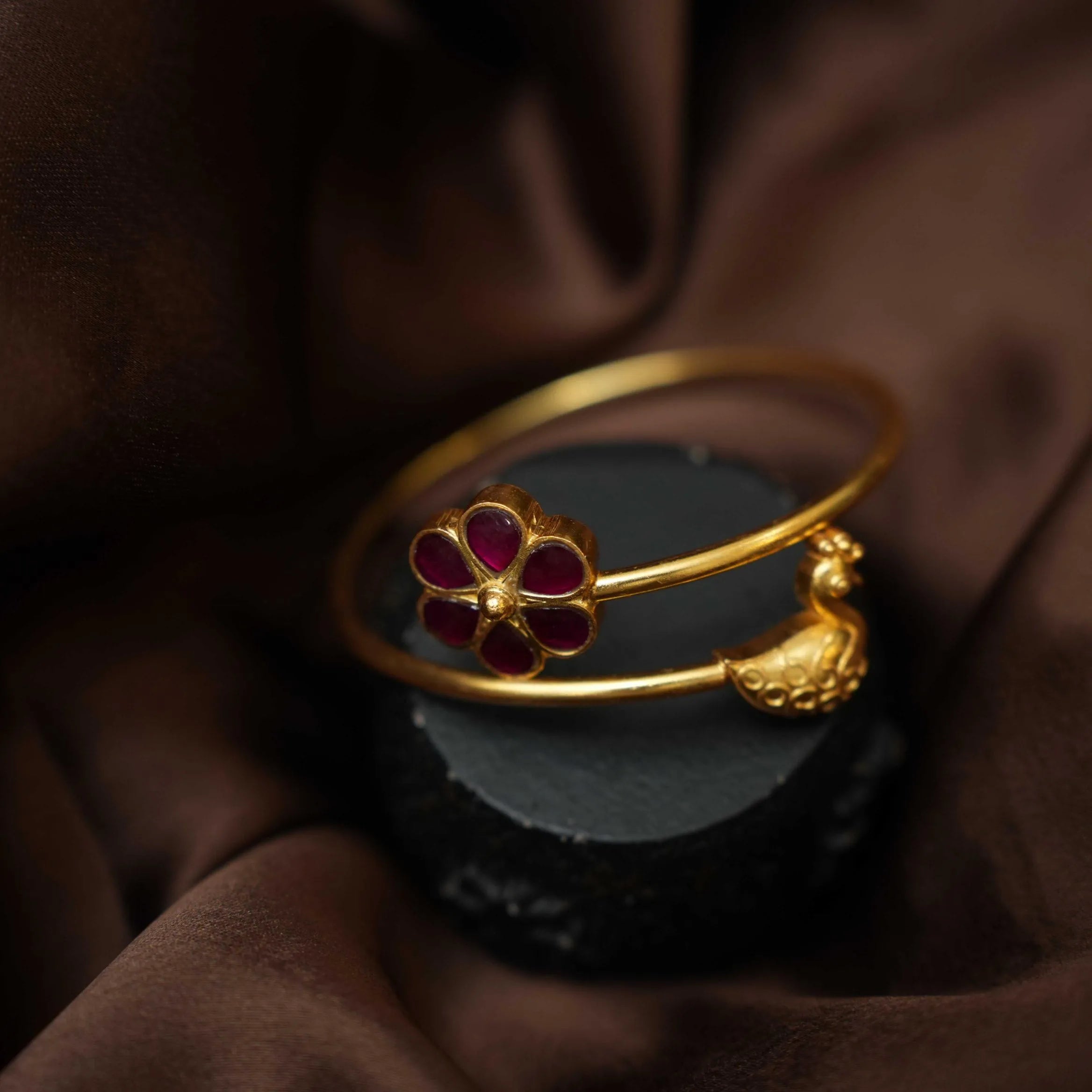 Venya Silver Kada Bangle