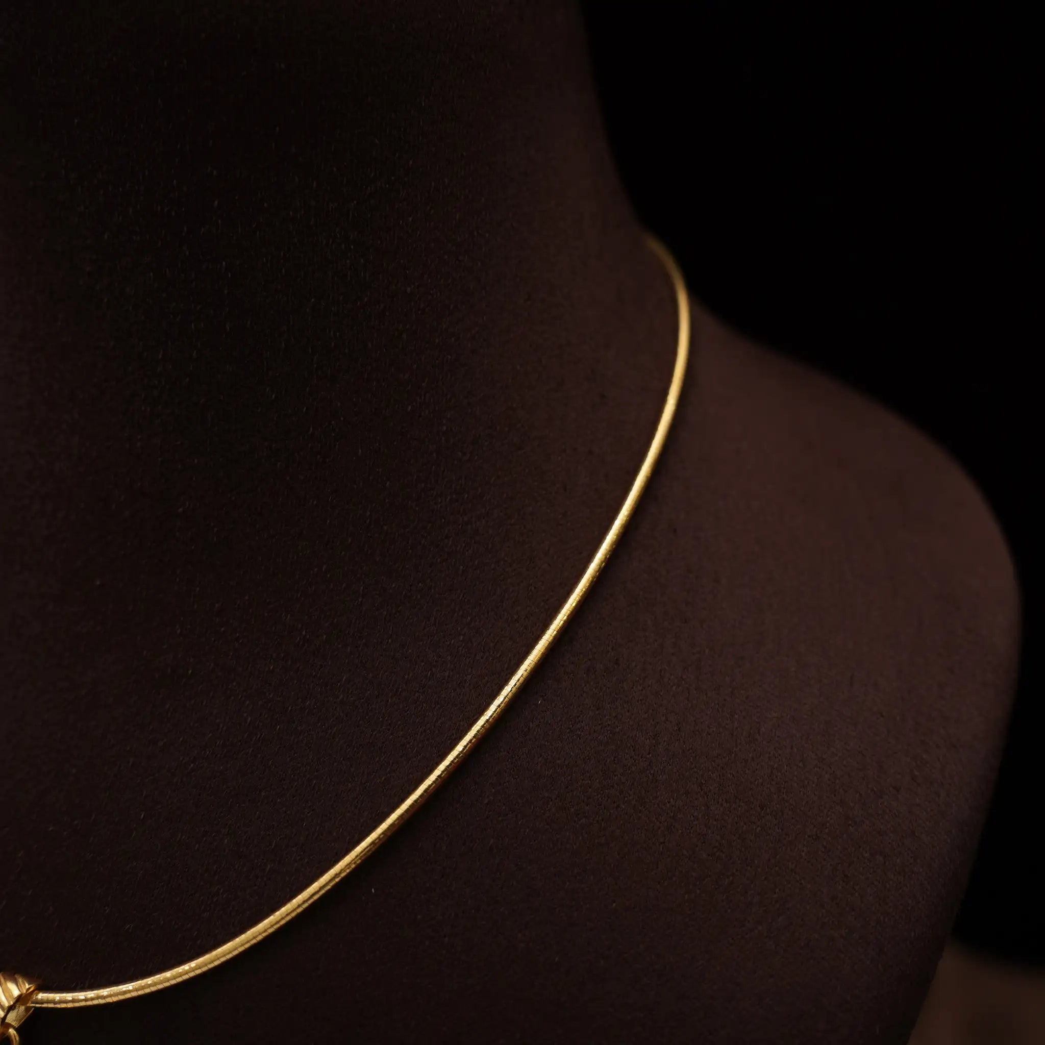 Vidhatri Silver Hasli Necklace