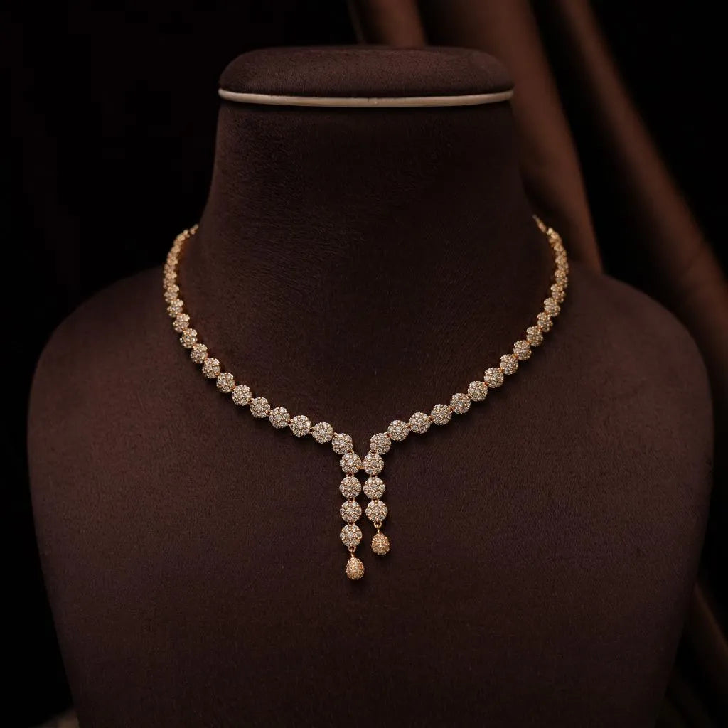 Vidhatri Zircon Necklace