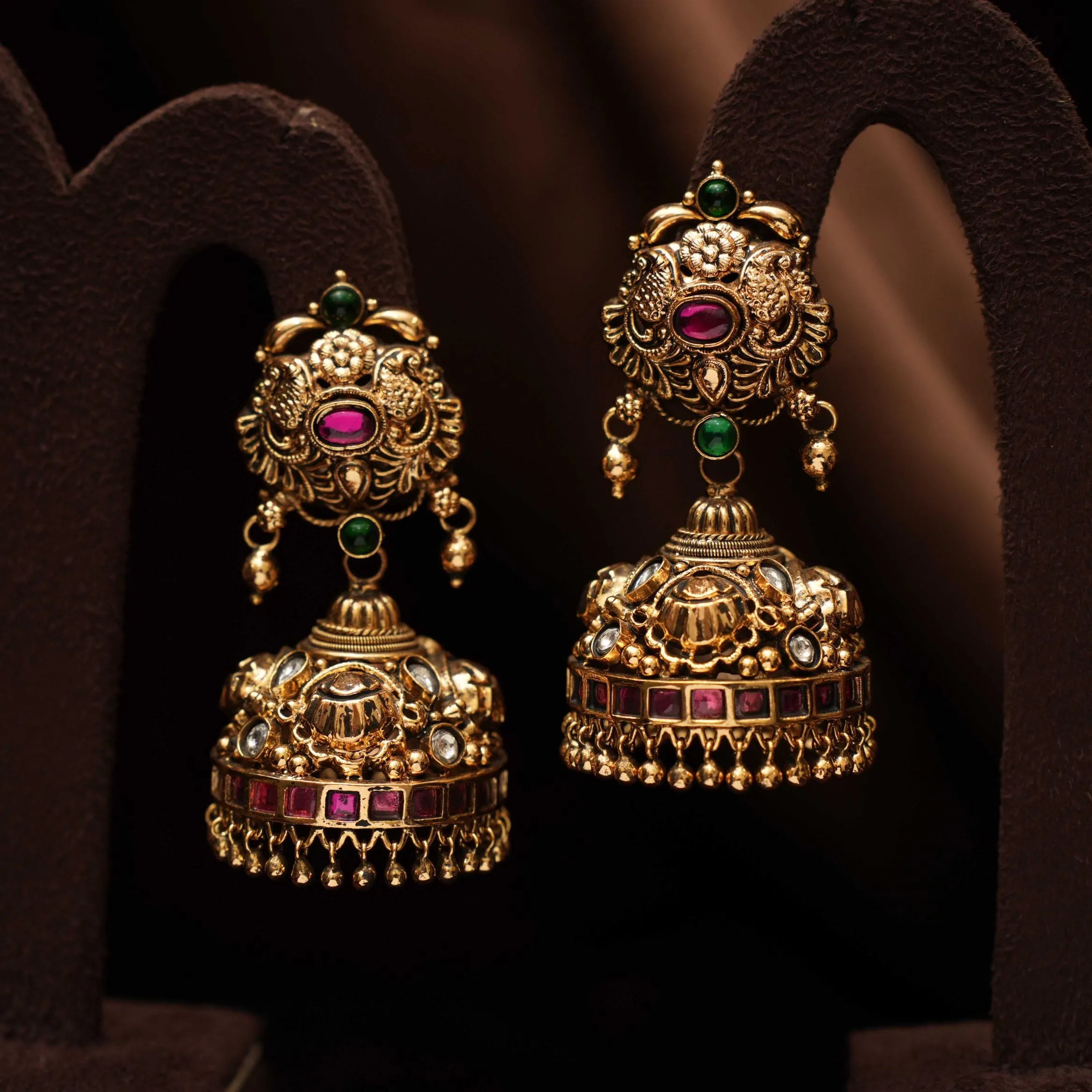 Vidija Antique Nagas Jhumka