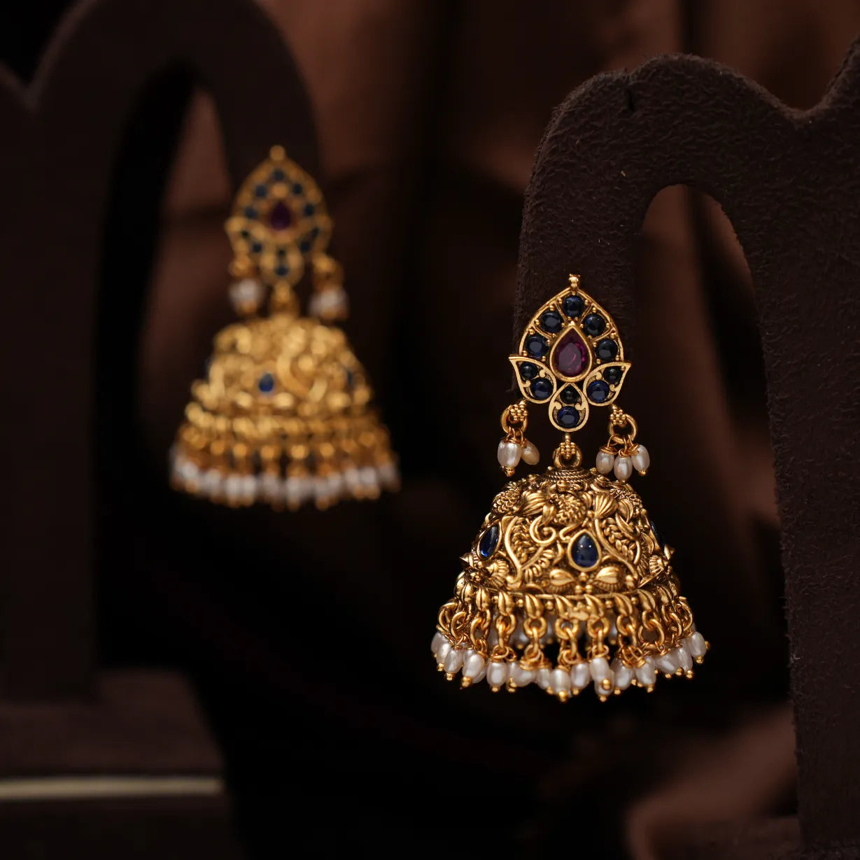 Vihara Antique Jhumka Earrings