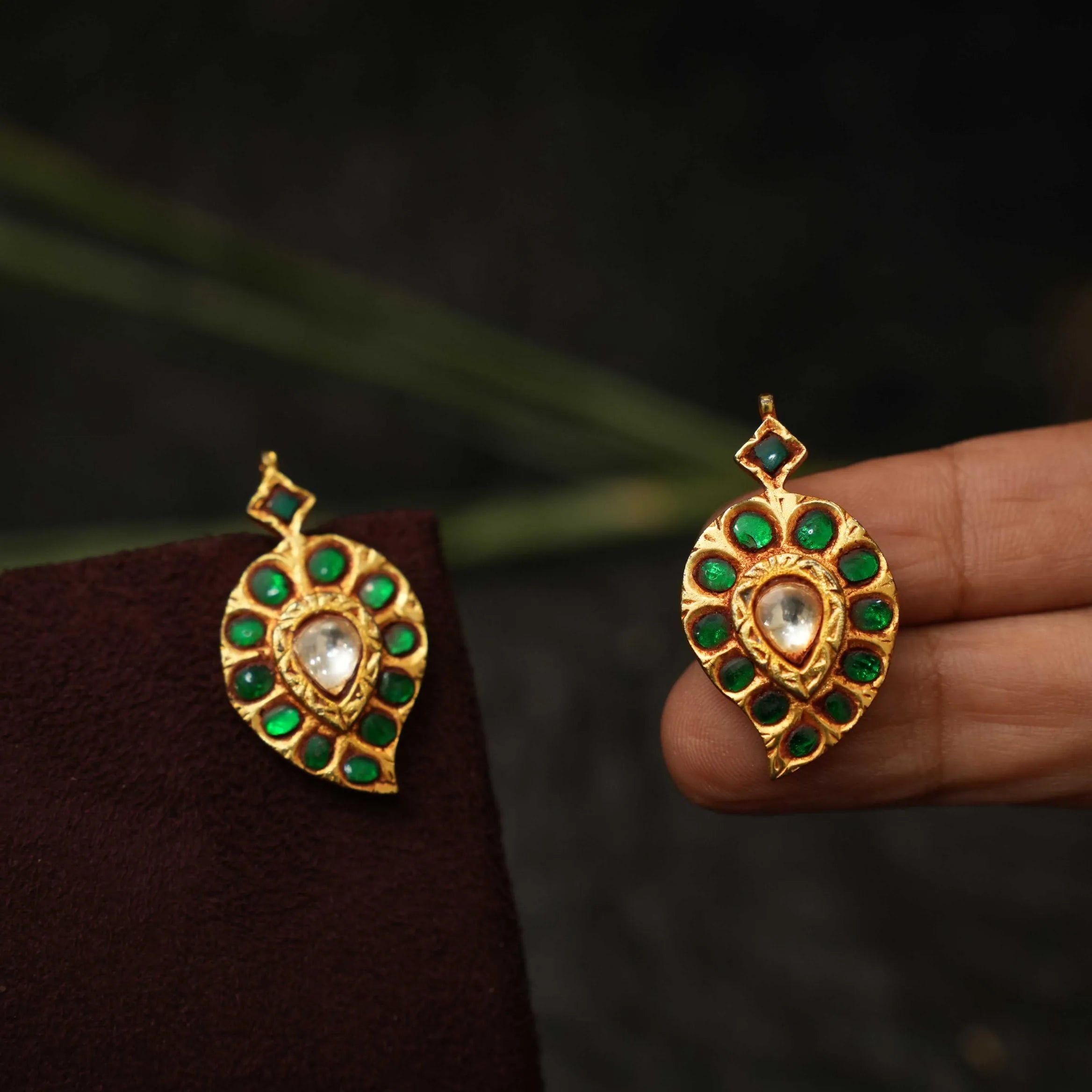 Vijaya Antique Ear Stud