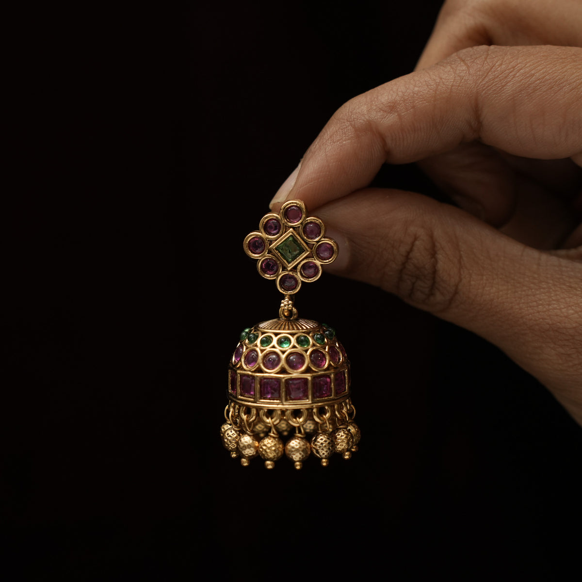 Vikruti Antique Jhumka Earrings