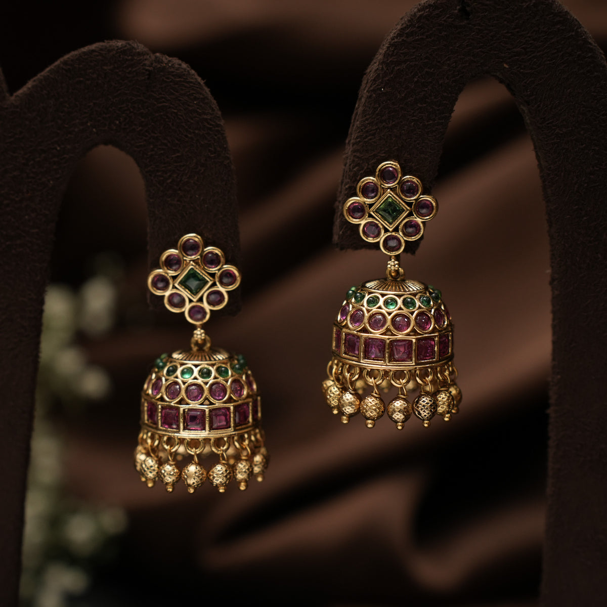 Vikruti Antique Jhumka Earrings