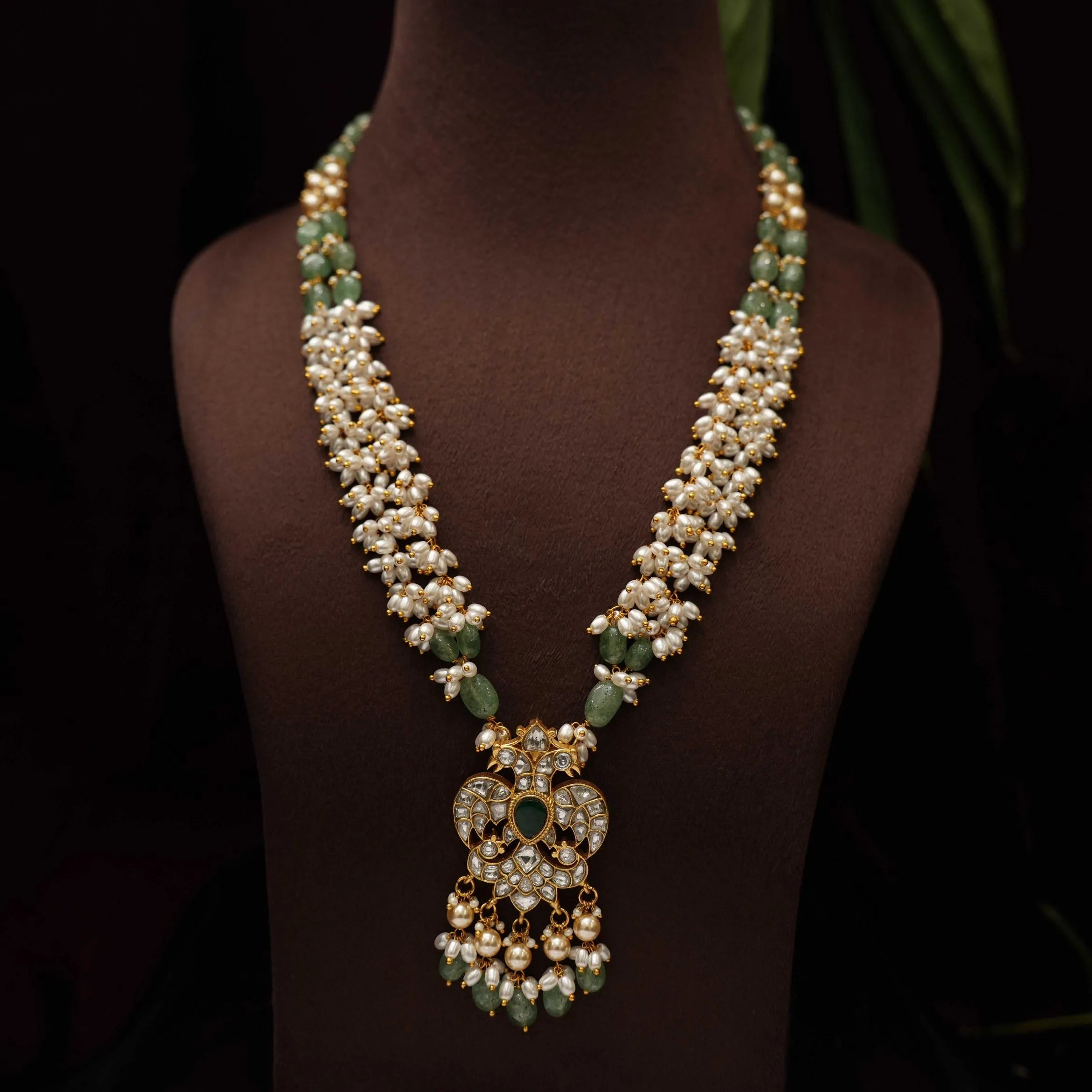 Vinay Beaded Victorian Necklace - Rimli Boutique